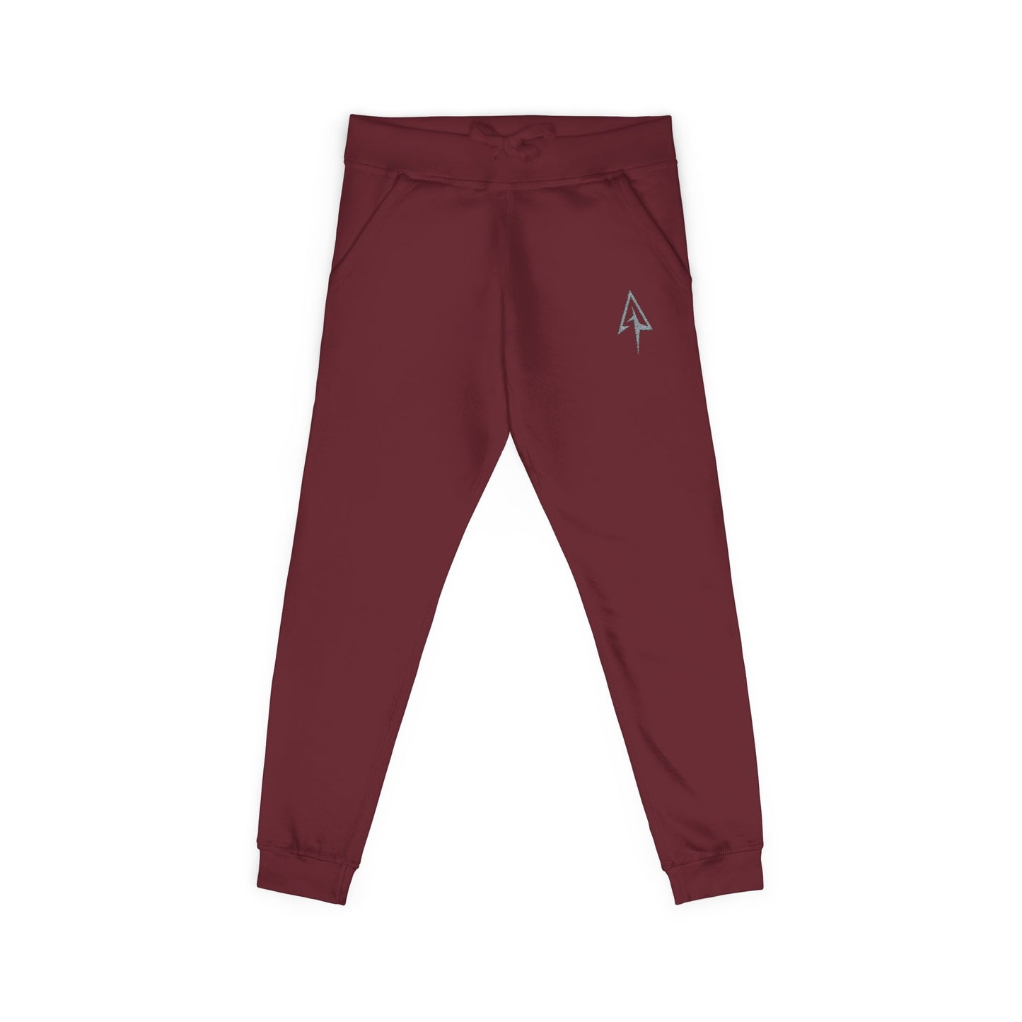 Arrow Ridge Cozy Embroidered Unisex Fleece Sweatpants for Relaxation, Casual Wear, Gifts, Holiday Comfort, Lounge Wear