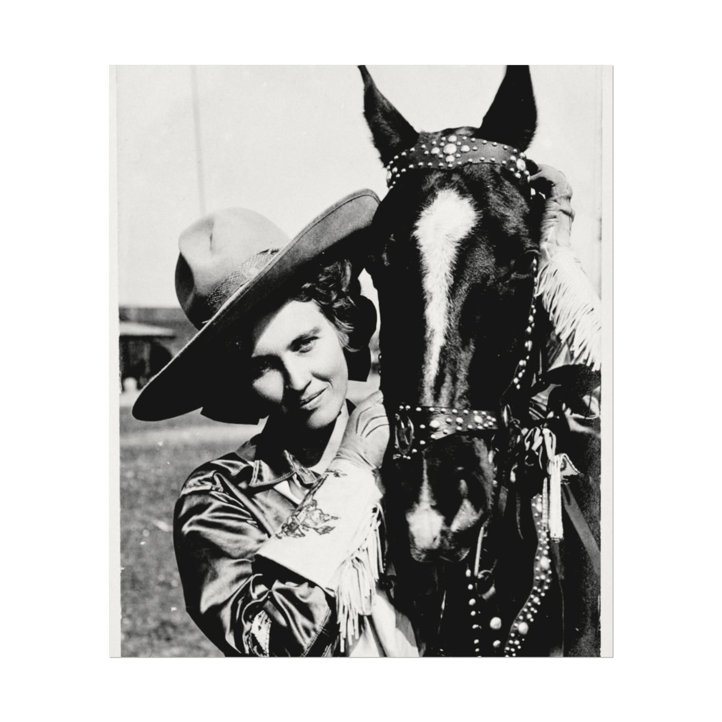 Steadfast Devotion – Western Textured Watercolor Matte Posters