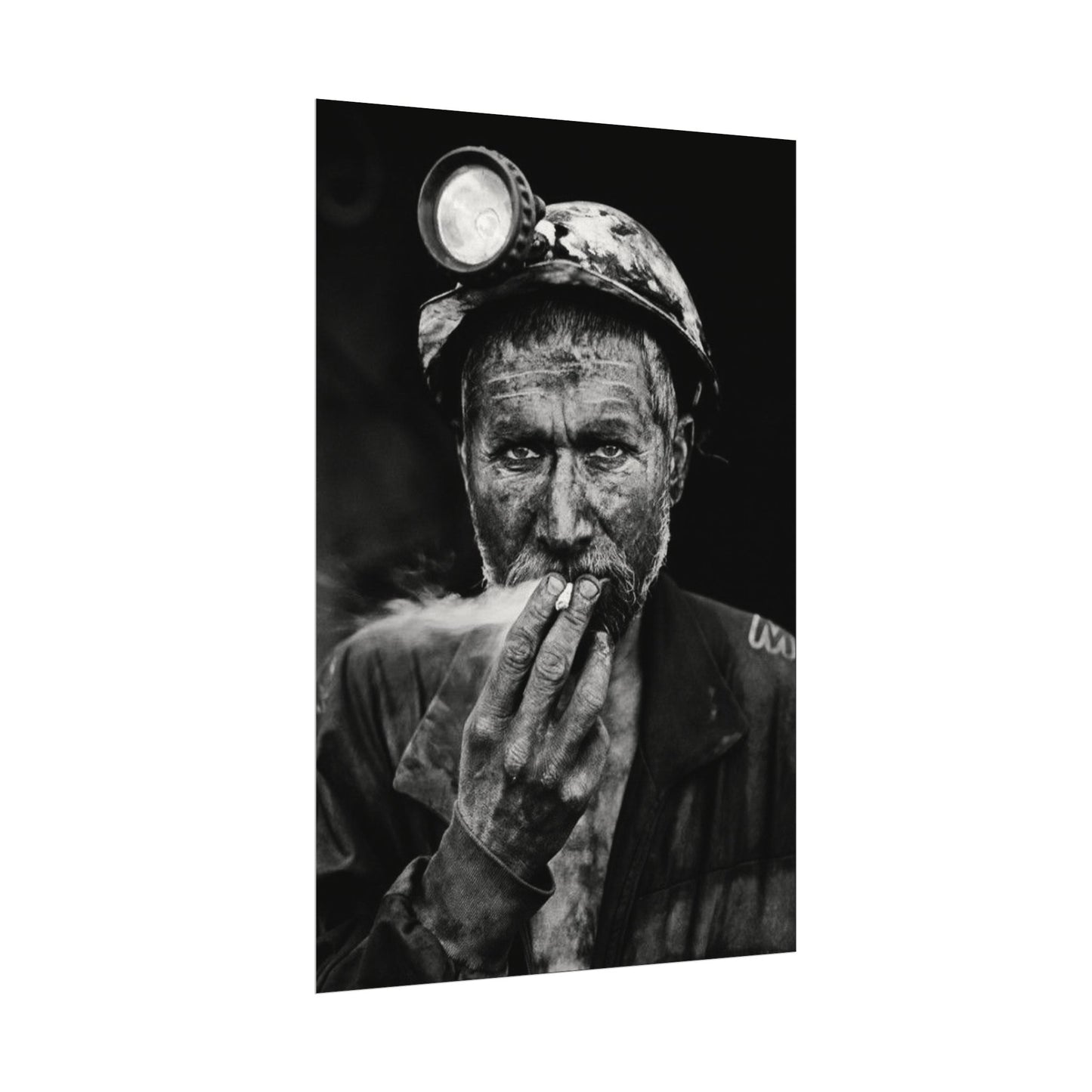 Fire & Coal – Western Textured Watercolor Matte Posters