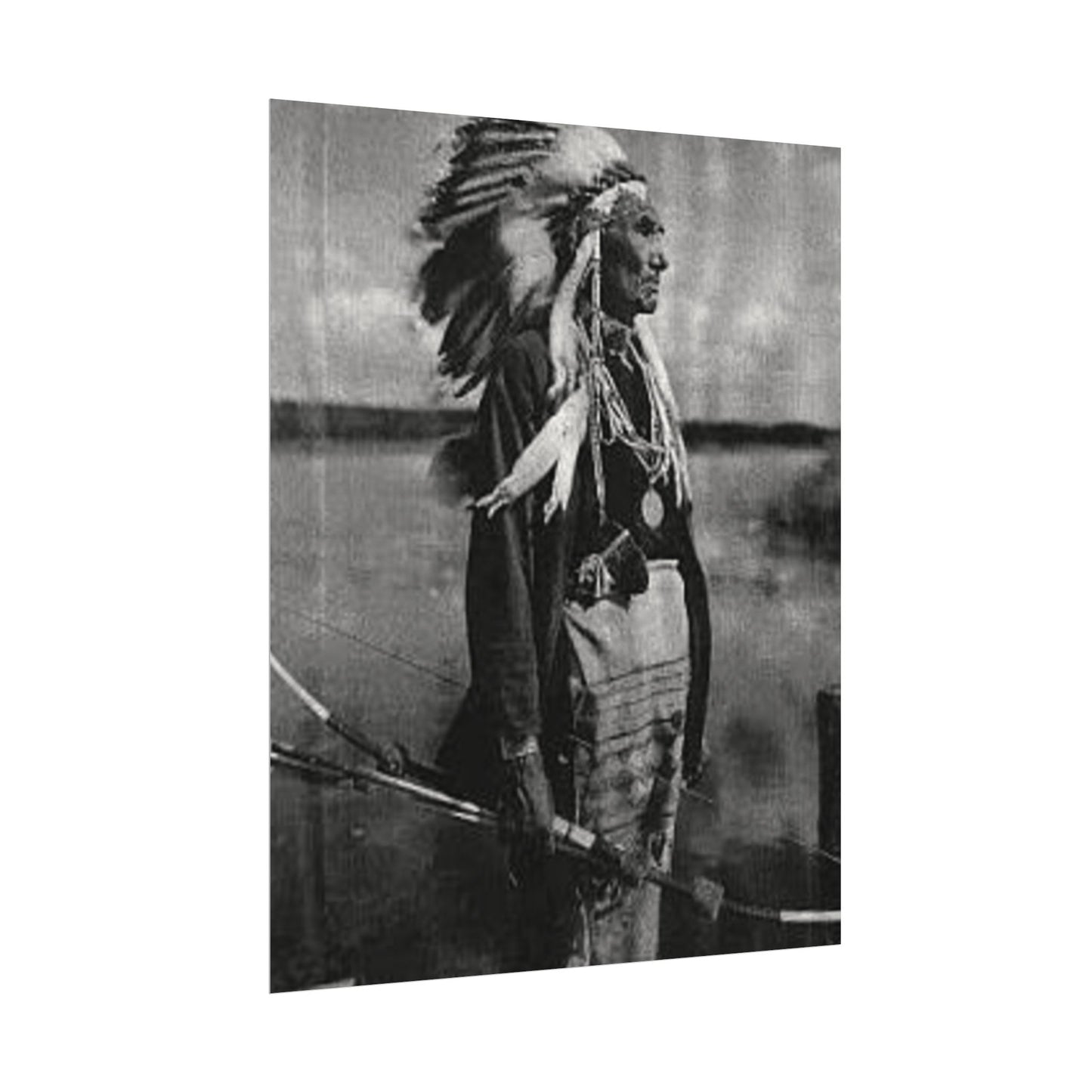 Indigenous Wetlands – Western Textured Watercolor Matte Posters