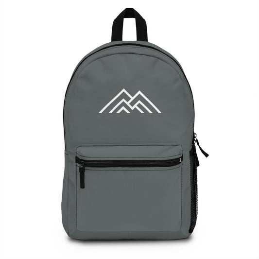 Gray Backpack - Stylish Travel Bag for School, Hiking, Gym, Outdoor Adventures, Everyday Use, Trendy Gift Idea