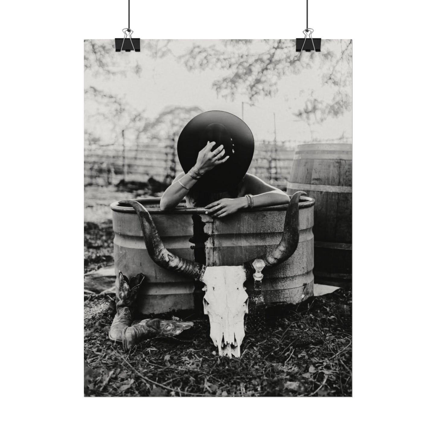 Unapologetically Wild – Western Textured Watercolor Matte Posters