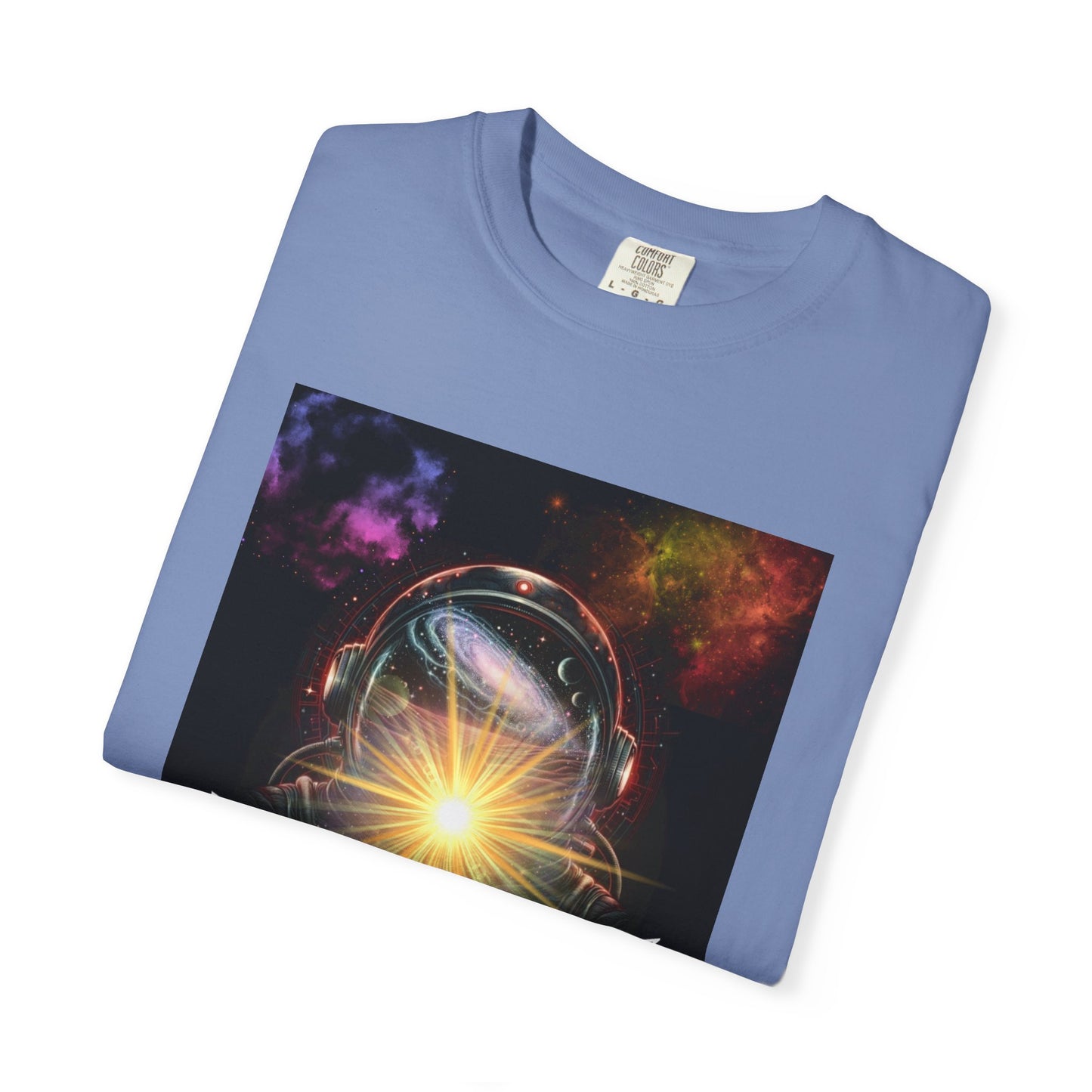 Cosmic Vibe T-Shirt: The Sky is Home Unisex Garment-Dyed Tee, Cute Graphic Shirt, Space Lover Gift, Casual Wear, Art Tee
