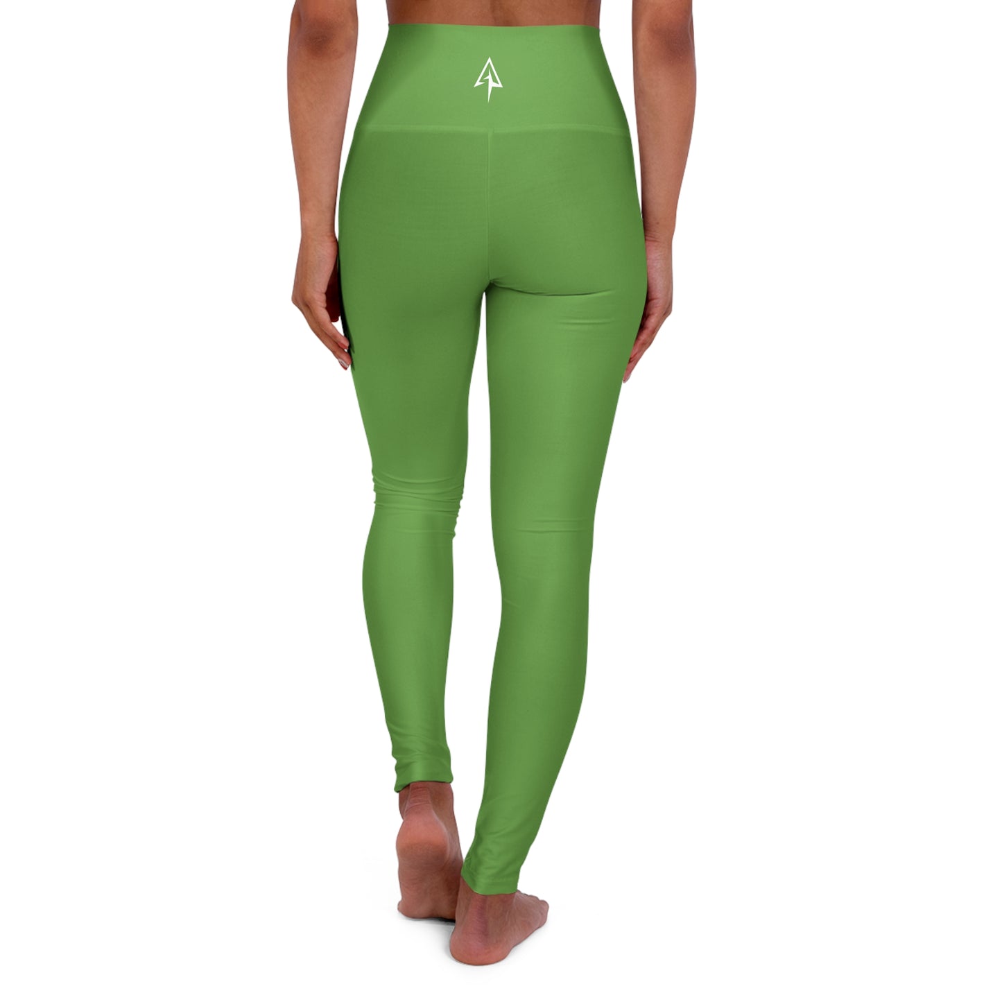 Green High Waisted Yoga Leggings - Purple, Comfortable Activewear, Fitness Pants, Ideal for Gym, Yoga, and Weekend Brunch