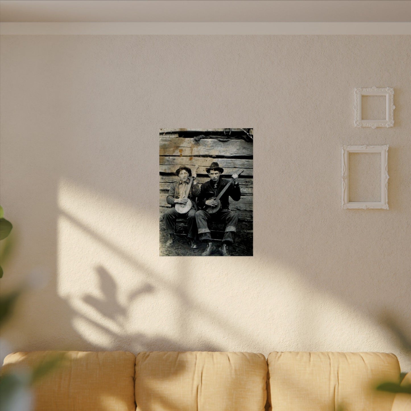 Mountain Music – Western Textured Watercolor Matte Posters