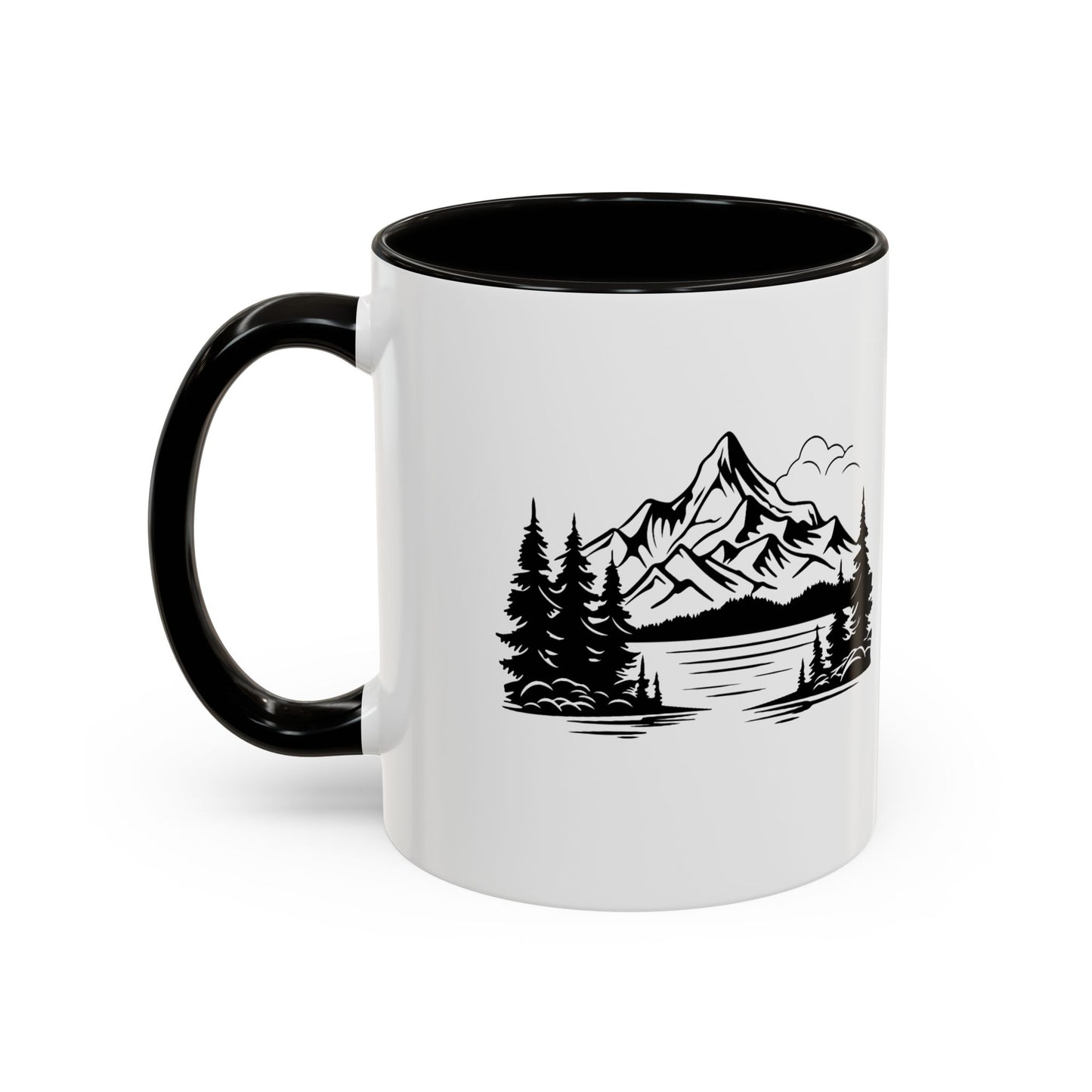 Mountain View Coffee Mug, Inspirational Nature Cup, Outdoor Lover Gift, Adventure Lover's Drinkware, Travel Mug