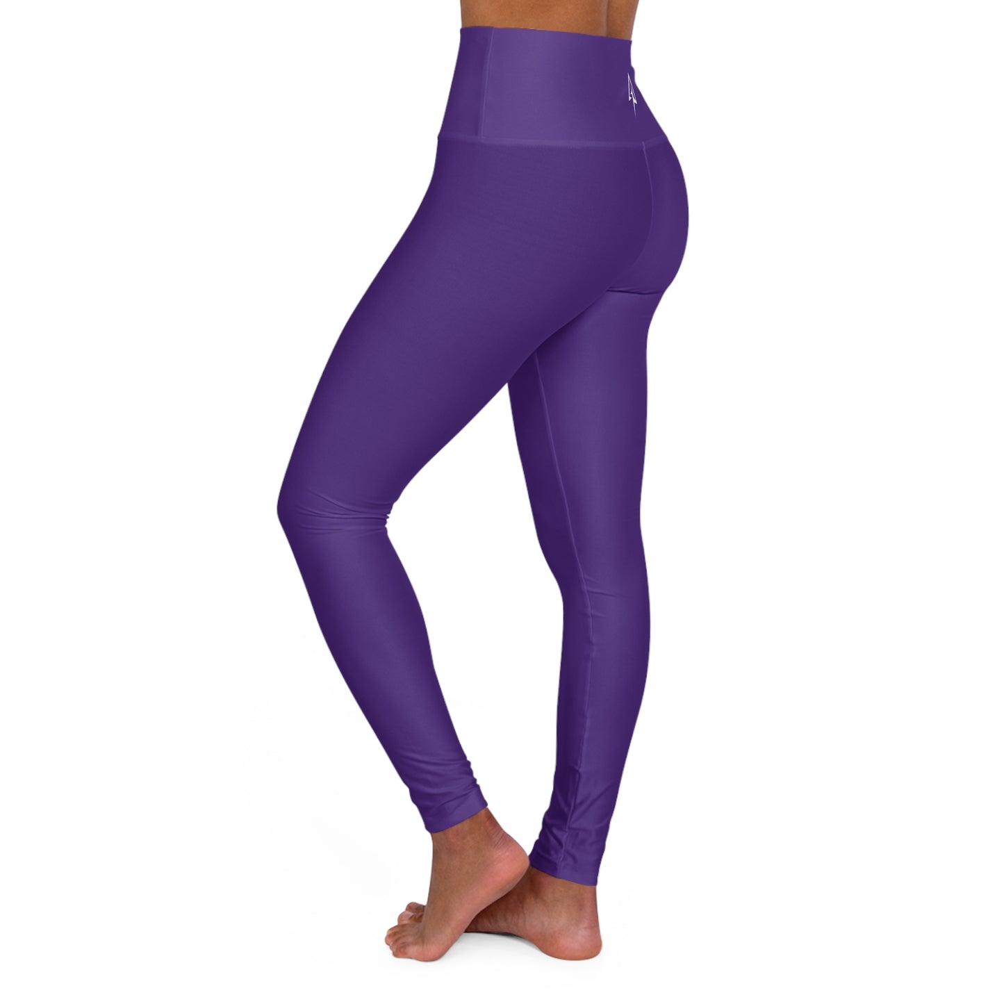 Royal Purple High Waisted Yoga Leggings - Purple, Comfortable Activewear, Fitness Pants, Ideal for Gym, Yoga, and Weekend Brunch