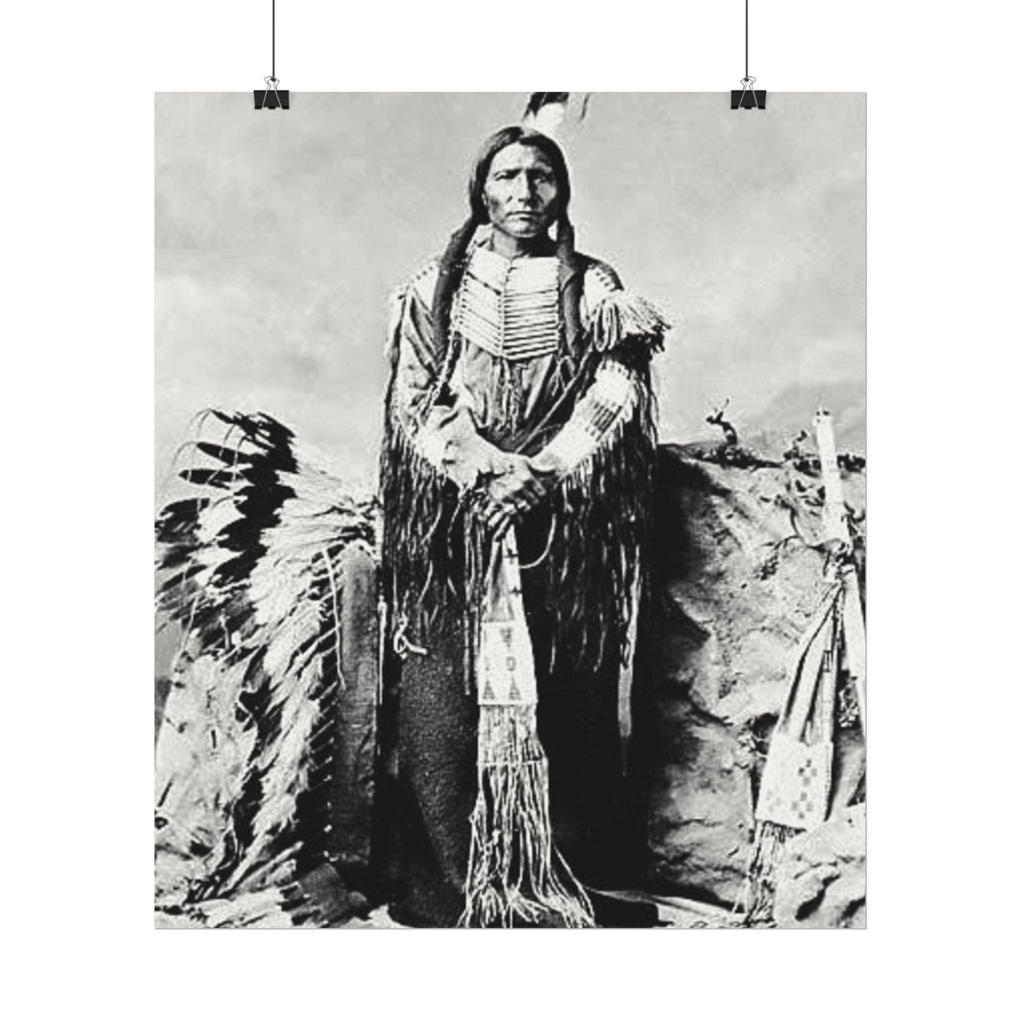 Enduring Spirit– Western Textured Watercolor Matte Posters