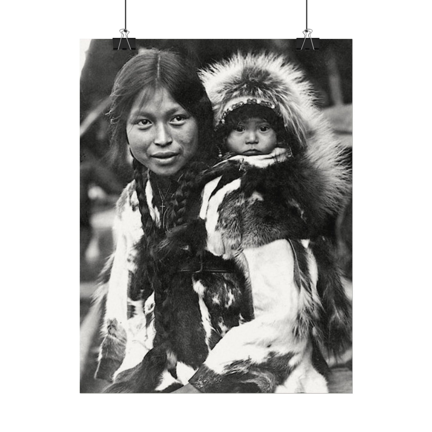 A Mother's Heart – Western Textured Watercolor Matte Posters