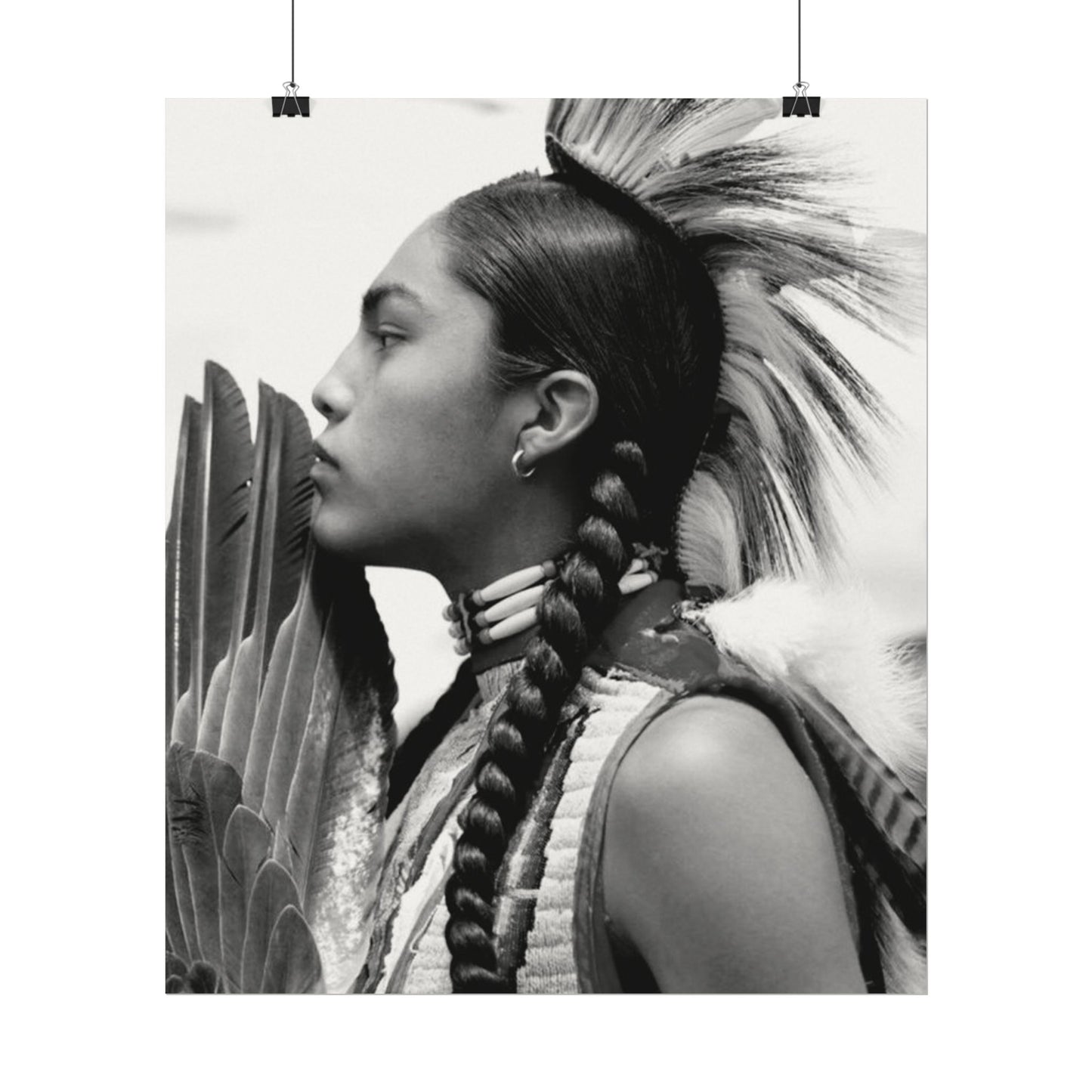 Soar High On Wings Like Eagles – Western Textured Watercolor Matte Posters