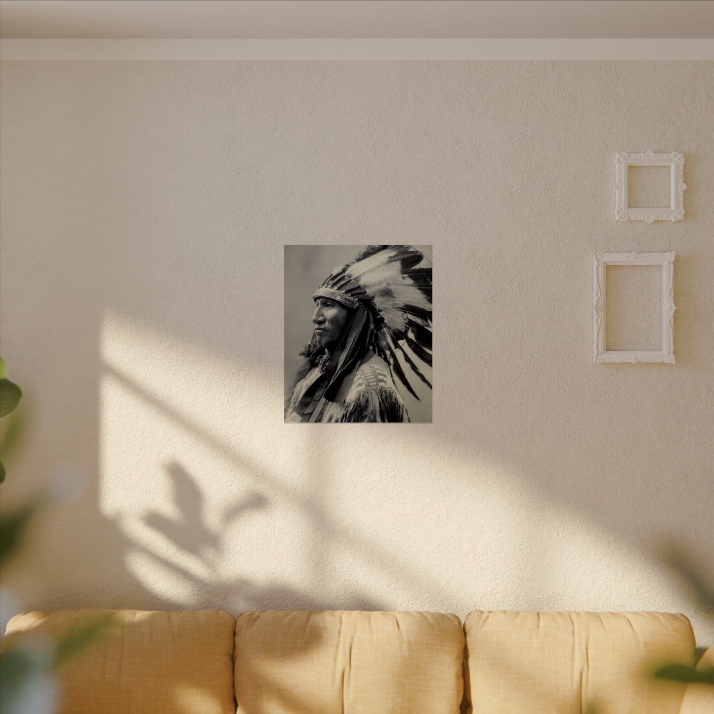 Black Rock Sioux – Western Textured Watercolor Matte Posters