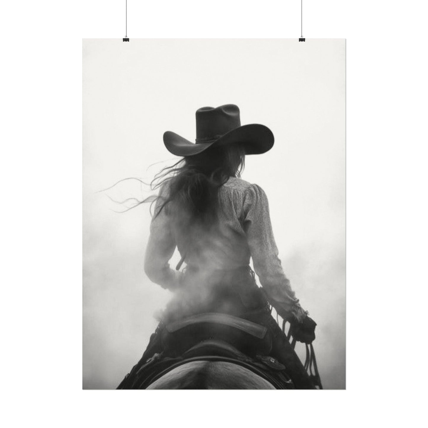 Whispers In The Dust– Western Textured Watercolor Matte Posters