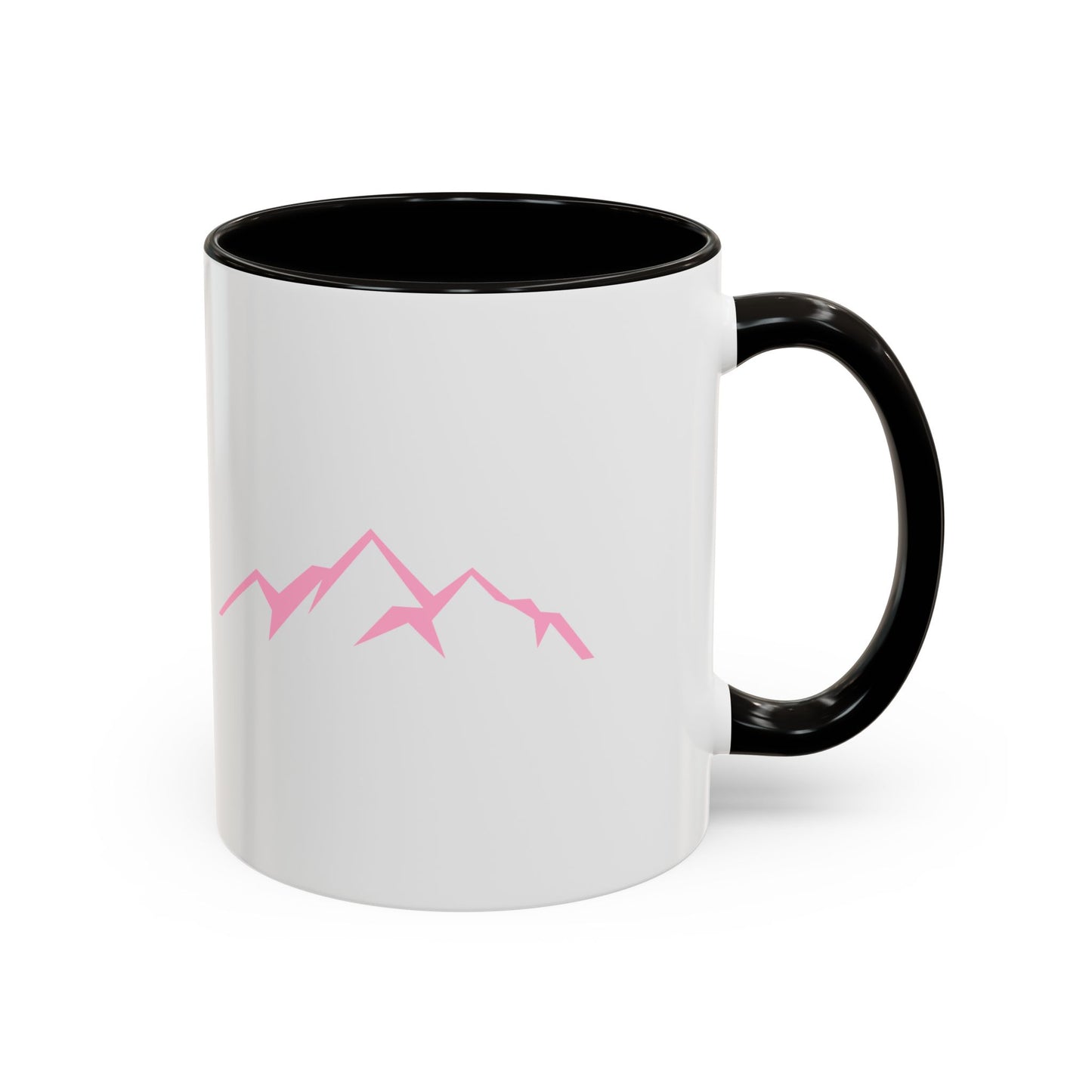 Mountain Vibes Mug | Colorful Coffee Mug | Artistic Drinkware | Gift for Nature Lovers | Hiking, Adventure, Pink Mountains