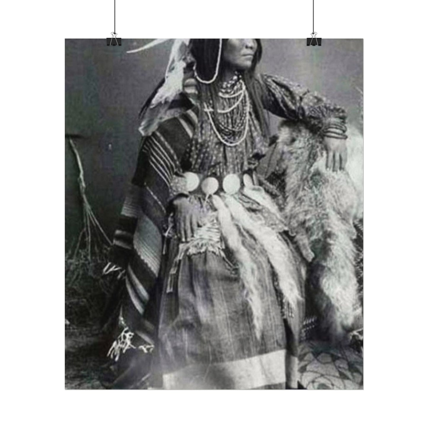 Courage & Strength – Western Textured Watercolor Matte Posters