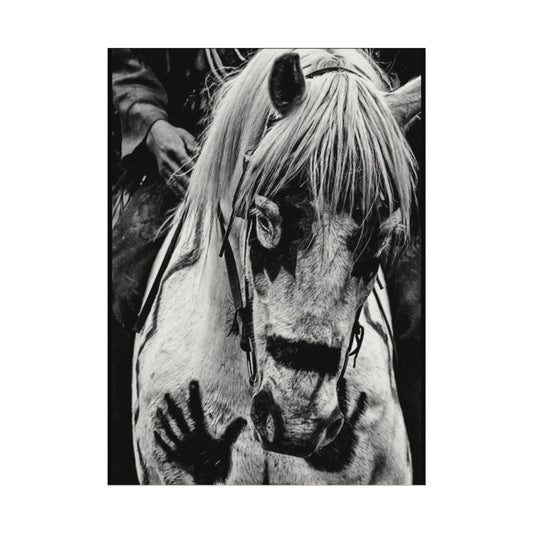 Storm Walker– Western Textured Watercolor Matte Posters