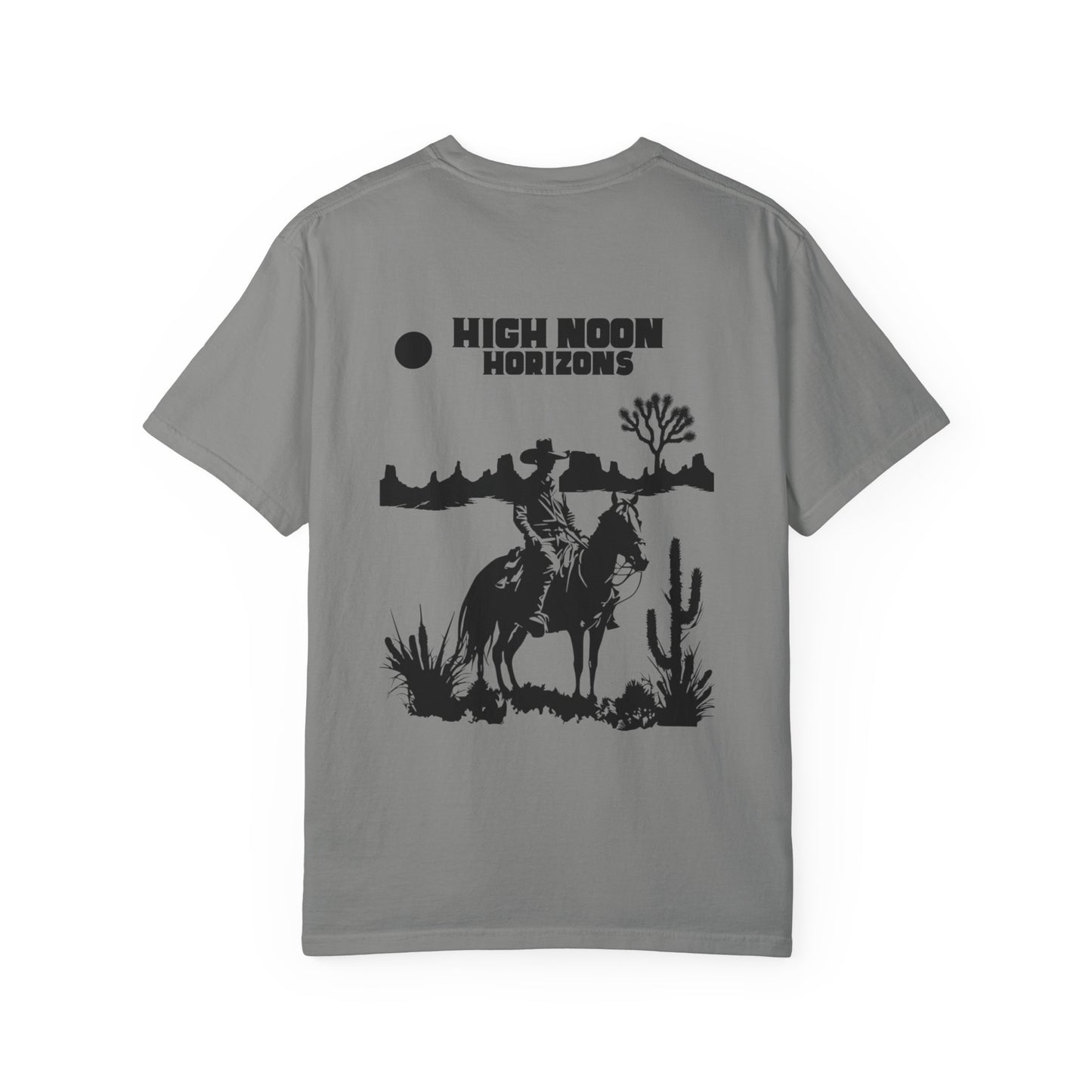 High Noon Horizons Mountain T-Shirt - Western Gift, Nature Lover Tee, Unisex Cotton Shirt