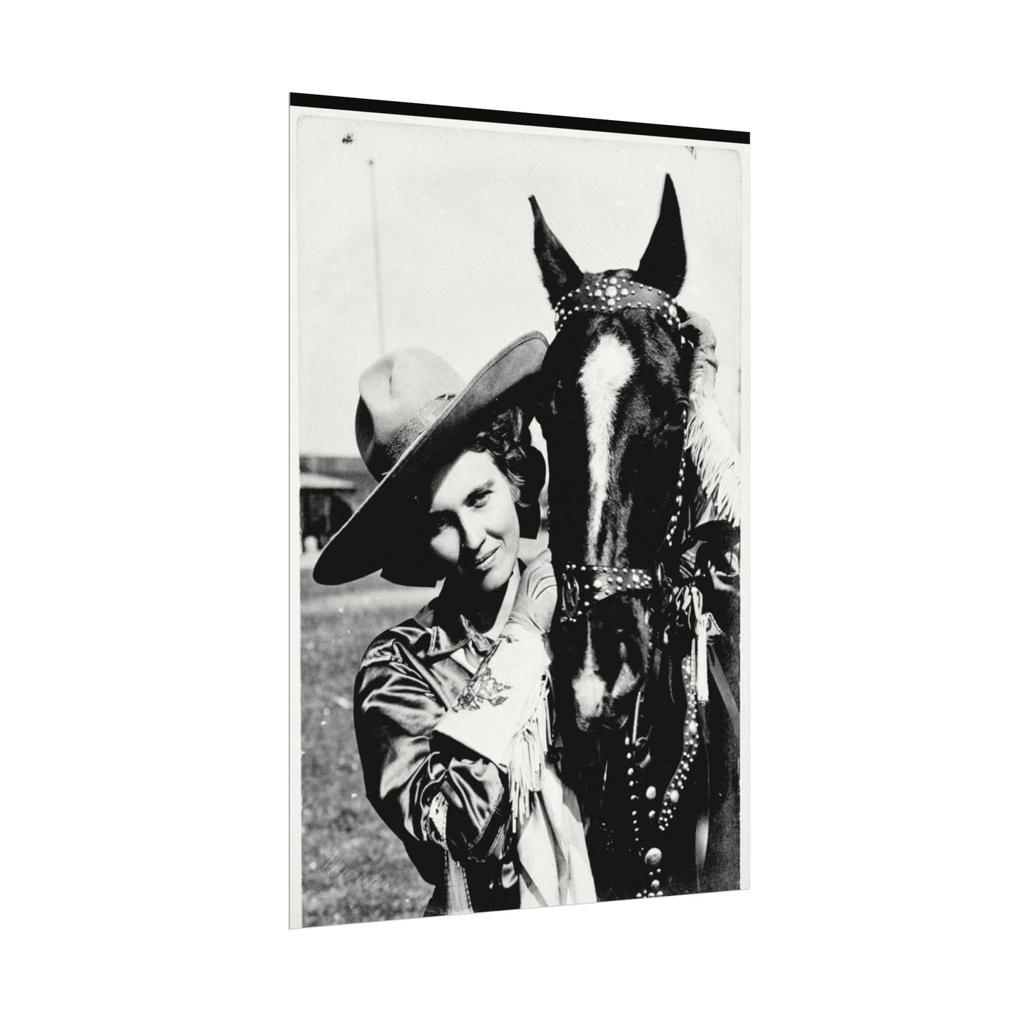 Steadfast Devotion – Western Textured Watercolor Matte Posters