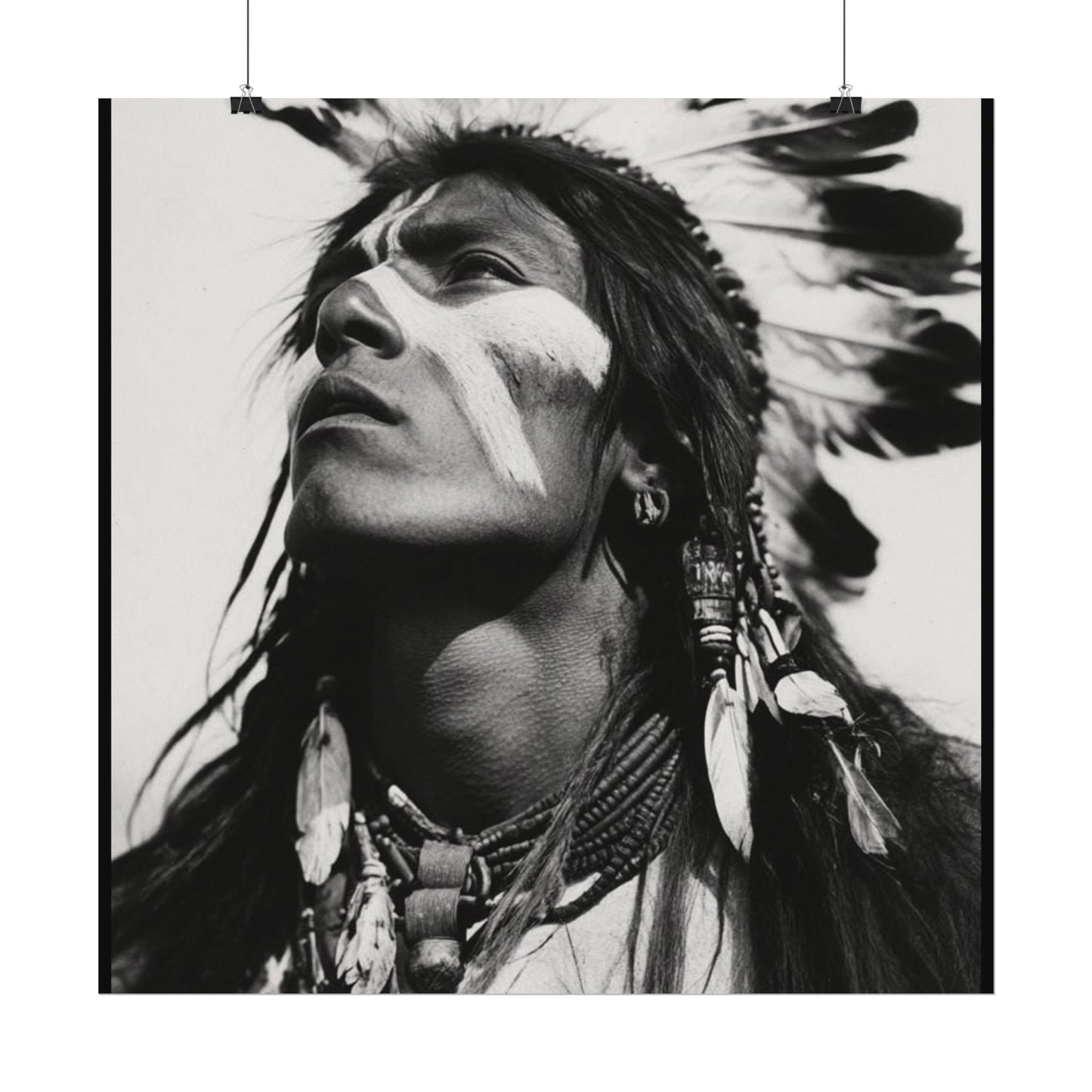 He Who Remembers – Western Textured Watercolor Matte Posters