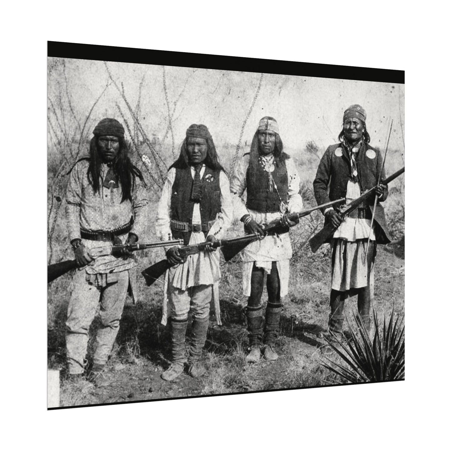 Unspoken Bonds Of Brotherhood– Western Textured Watercolor Matte Posters