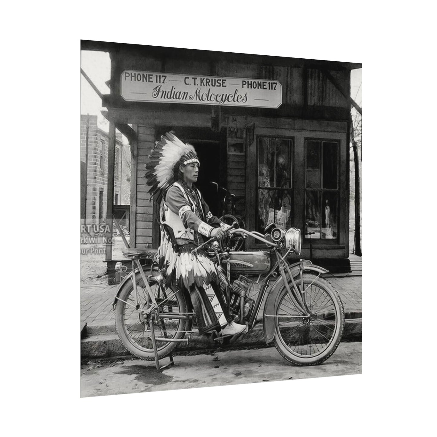 Metal Horse – Western Textured Watercolor Matte Posters