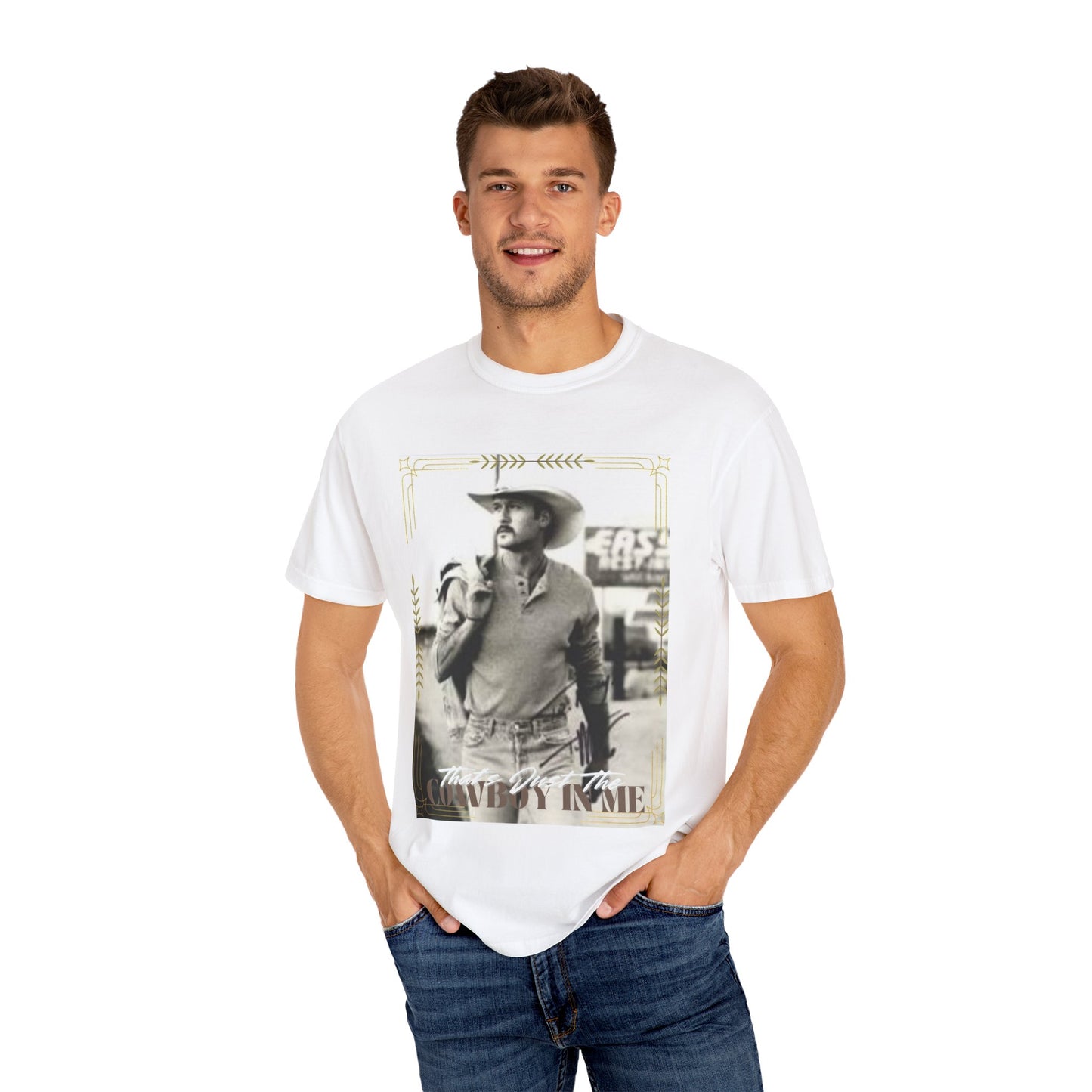 Cowboy in Me McGraw T-Shirt, Unisex Cowboy Tee, Western Style Shirt, Casual Wear for Country Lovers, Gift for Rodeo Fans, Vintage Graphic Tee