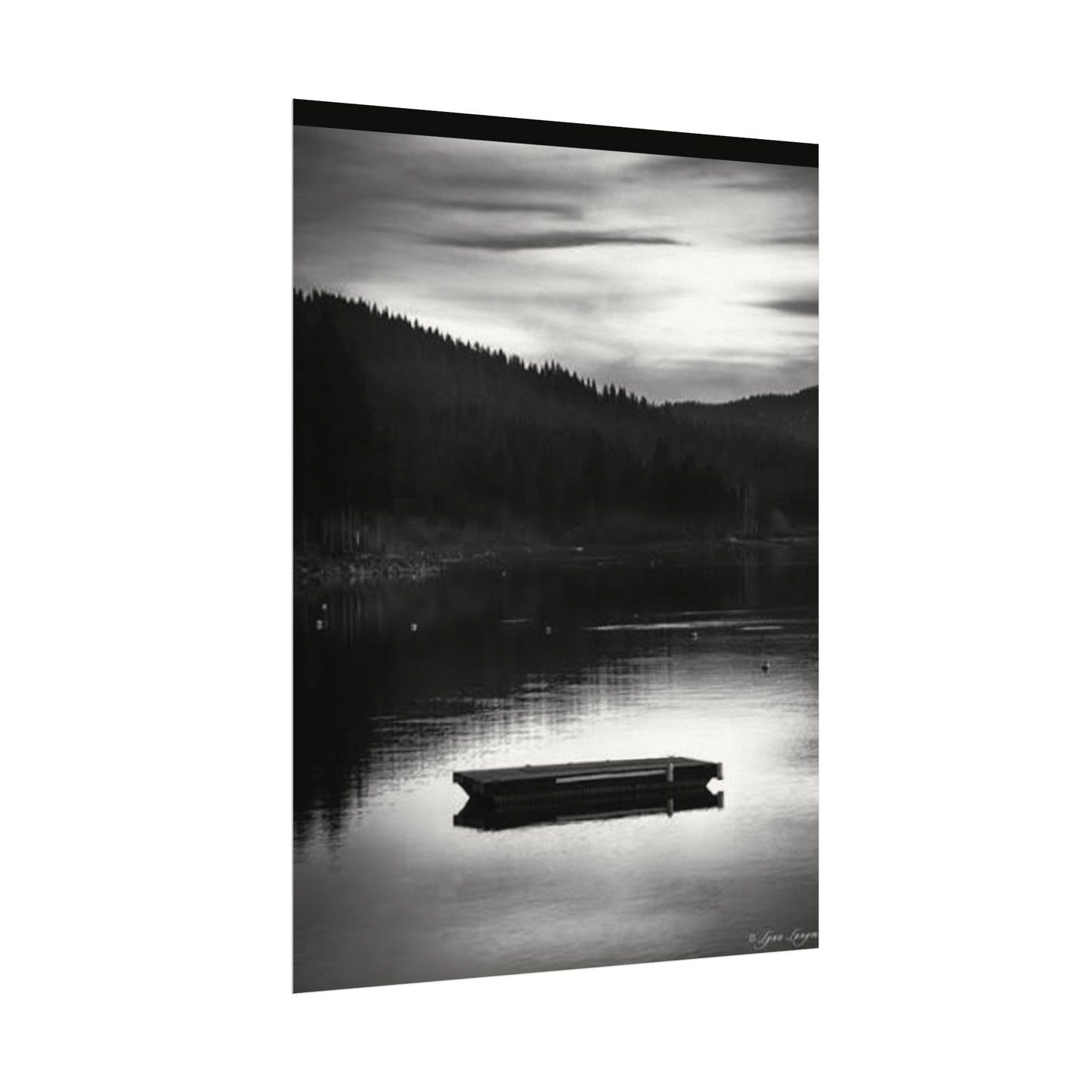 He Leads Me Beside Still Waters – Western Textured Watercolor Matte Posters