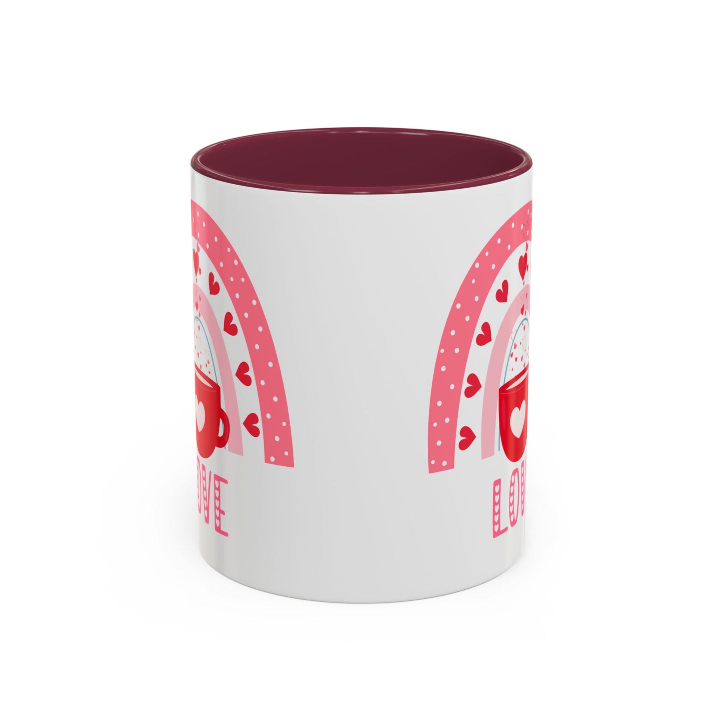 Rainbow Love Mug - Perfect for Valentine's Day, Couples, Self-Care, Gift for Her, Coffee Lovers