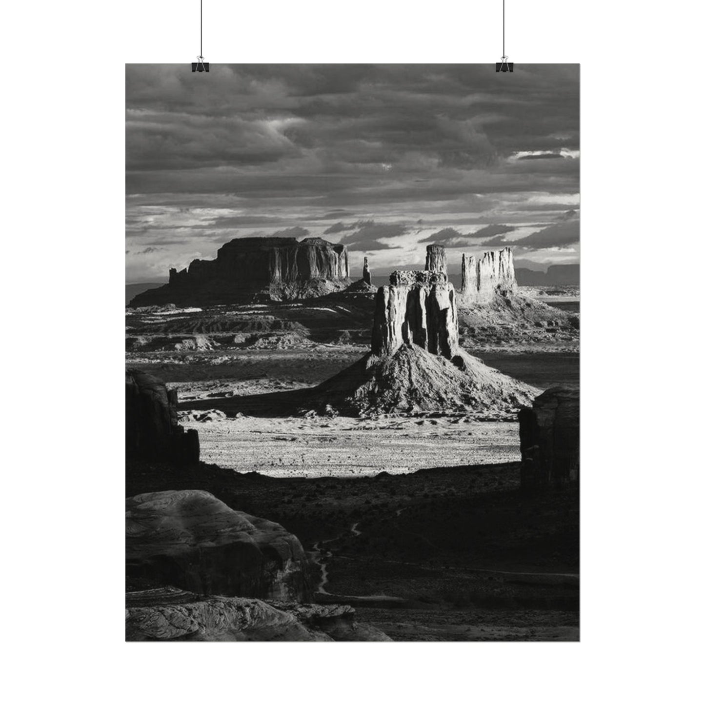 Vast Wonderland – Western Textured Watercolor Matte Posters