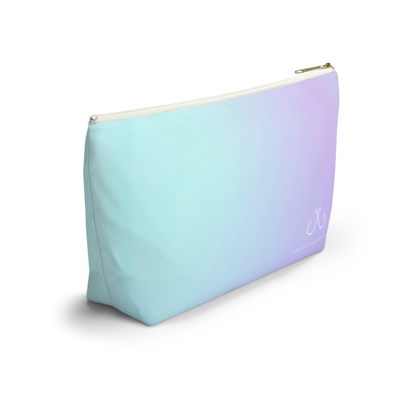 Purple To Blue Ombre Vibrant Gradient Accessory Pouch | Makeup Bag, Travel Organizer, Gift for Her, Beach Essentials, Stylish Storage