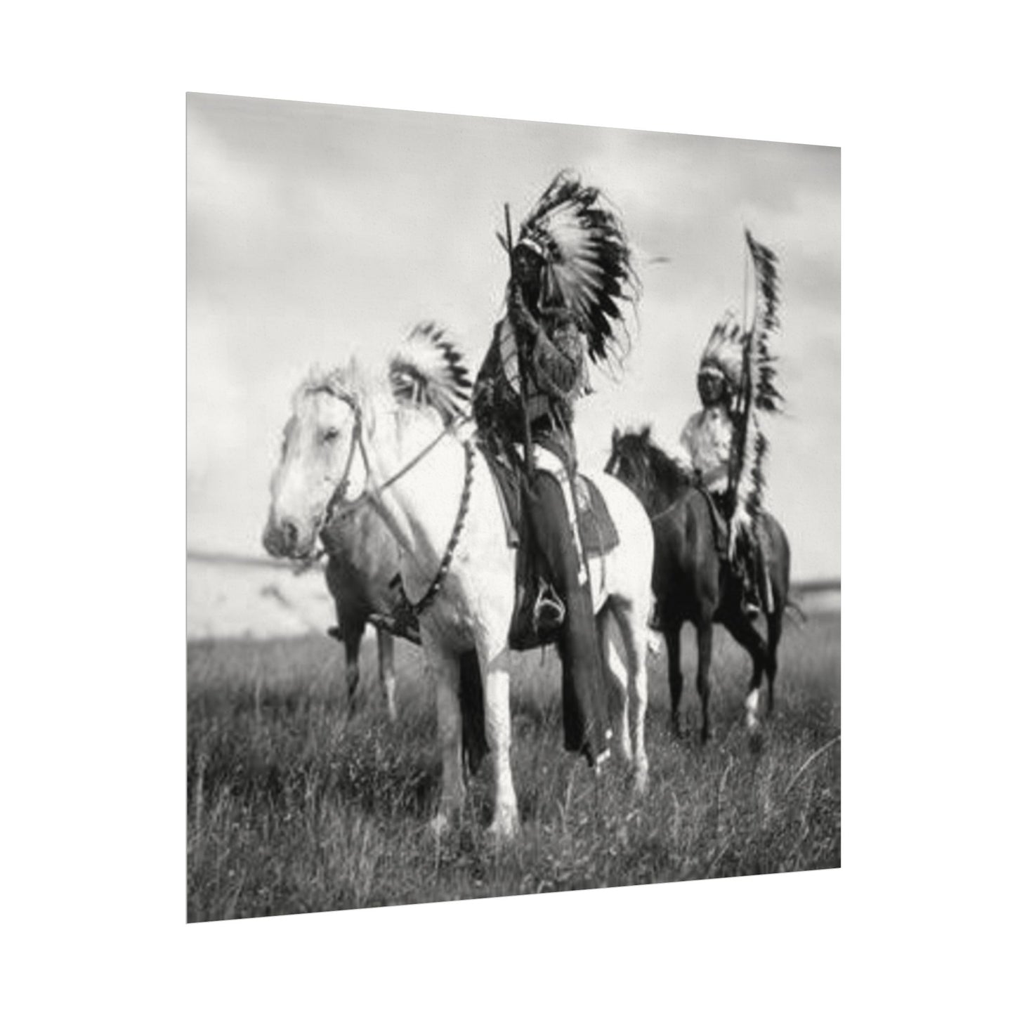 Feathers Of The Forgotten – Western Textured Watercolor Matte Posters