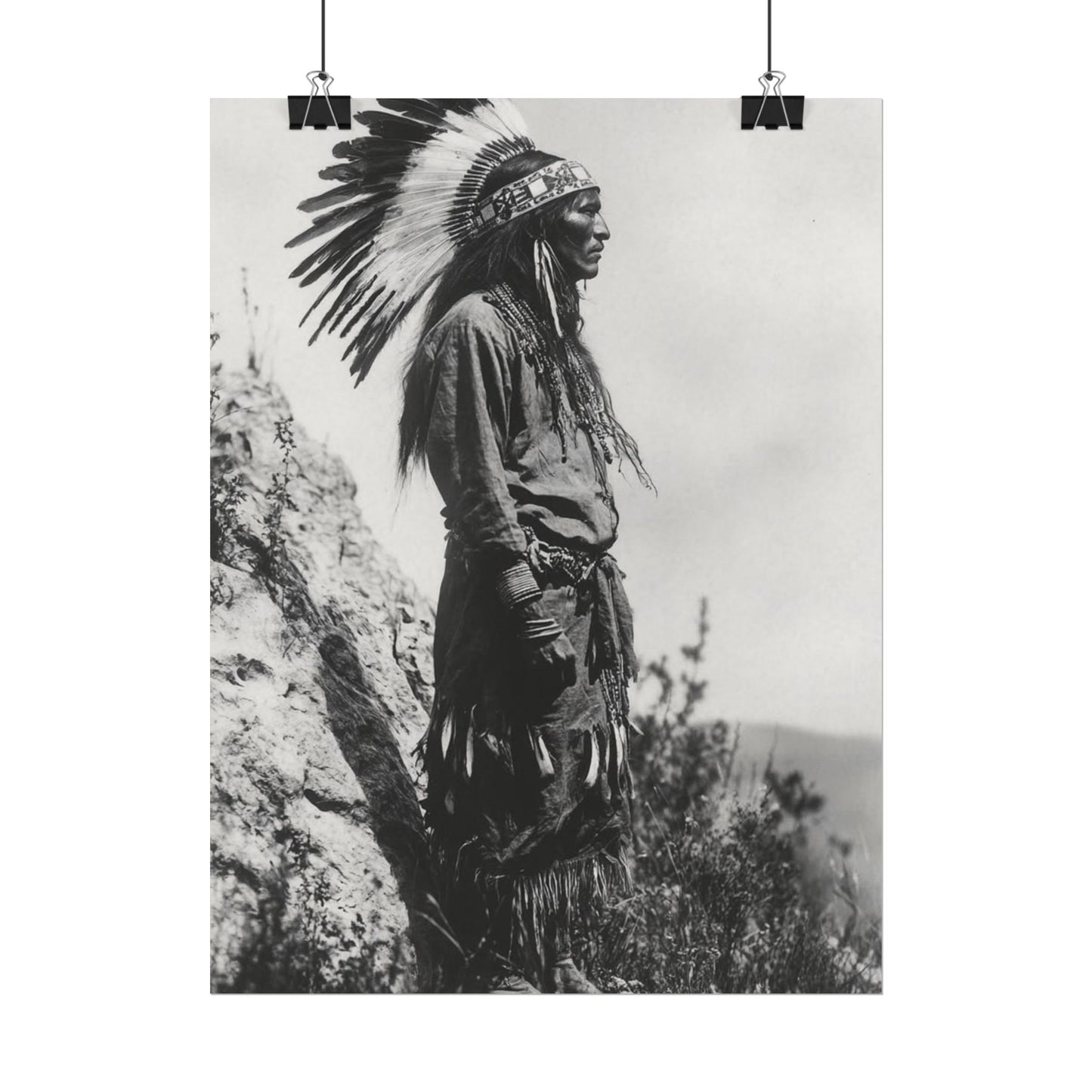 When The Wind Calls – Western Textured Watercolor Matte Posters