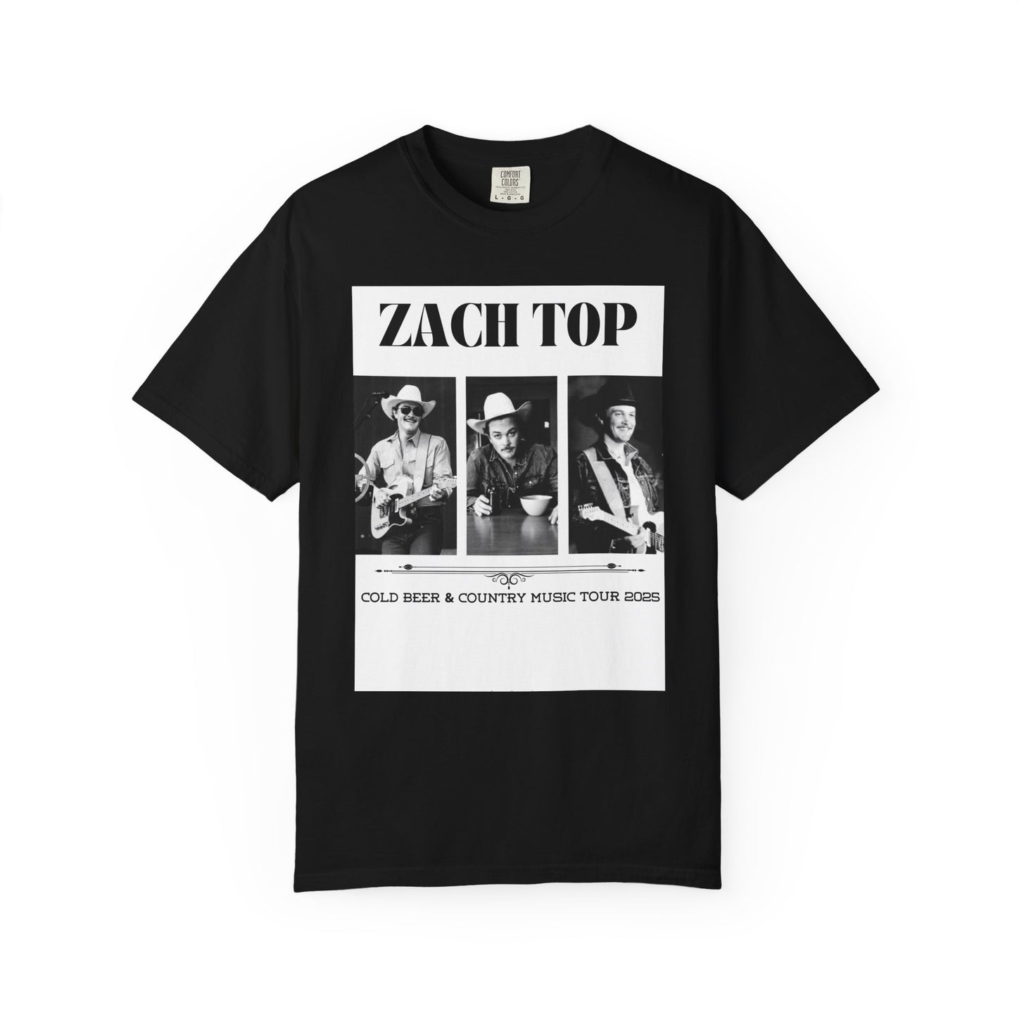 Vintage Style Country Music Tee, Perfect for Concerts, Festivals, Zach Top Tour Shirt, Gift for Music Lovers, Unisex T-Shirt