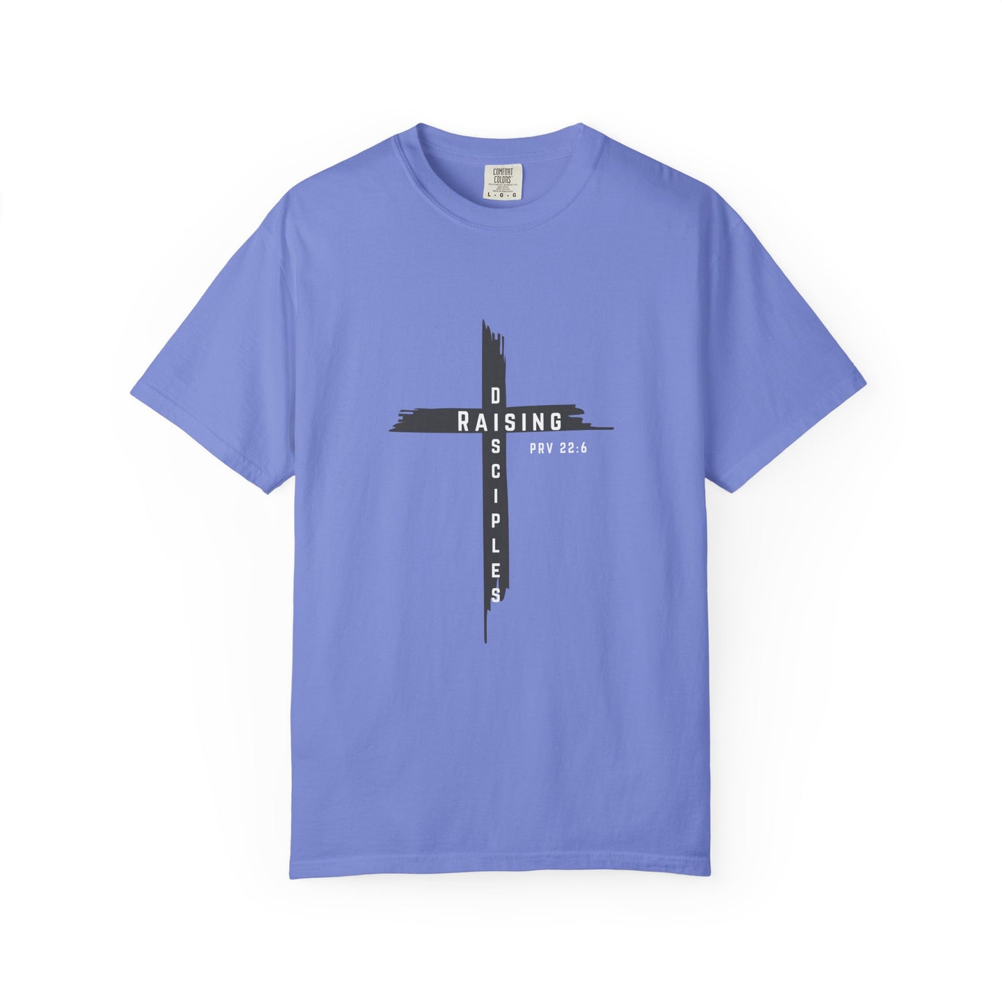 Raising Disciple Garment-Dyed T-Shirt for Faith Wear, Christian Apparel, Spiritual Gift, Youth Group Outfit, Church Merchandise,