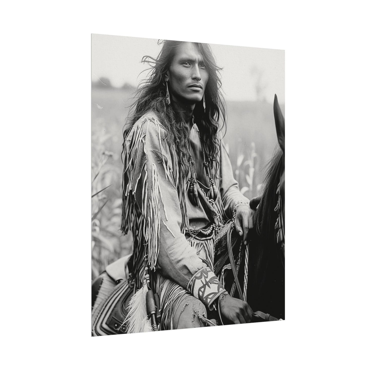 The Last Watchman– Western Textured Watercolor Matte Posters