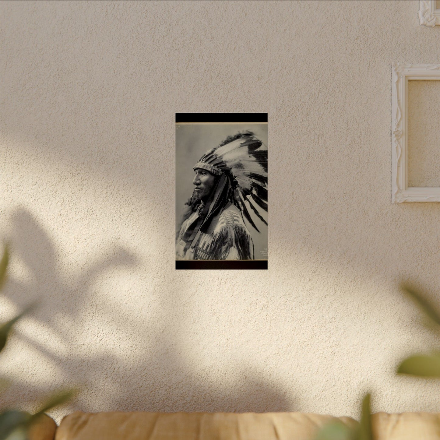 Black Rock Sioux – Western Textured Watercolor Matte Posters