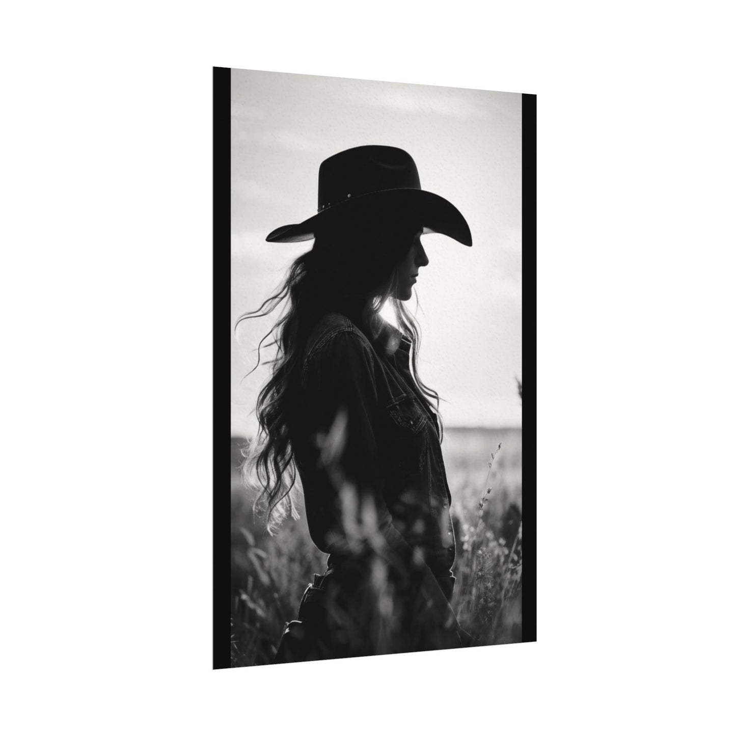 Grace Againest The Grain – Western Textured Watercolor Matte Posters