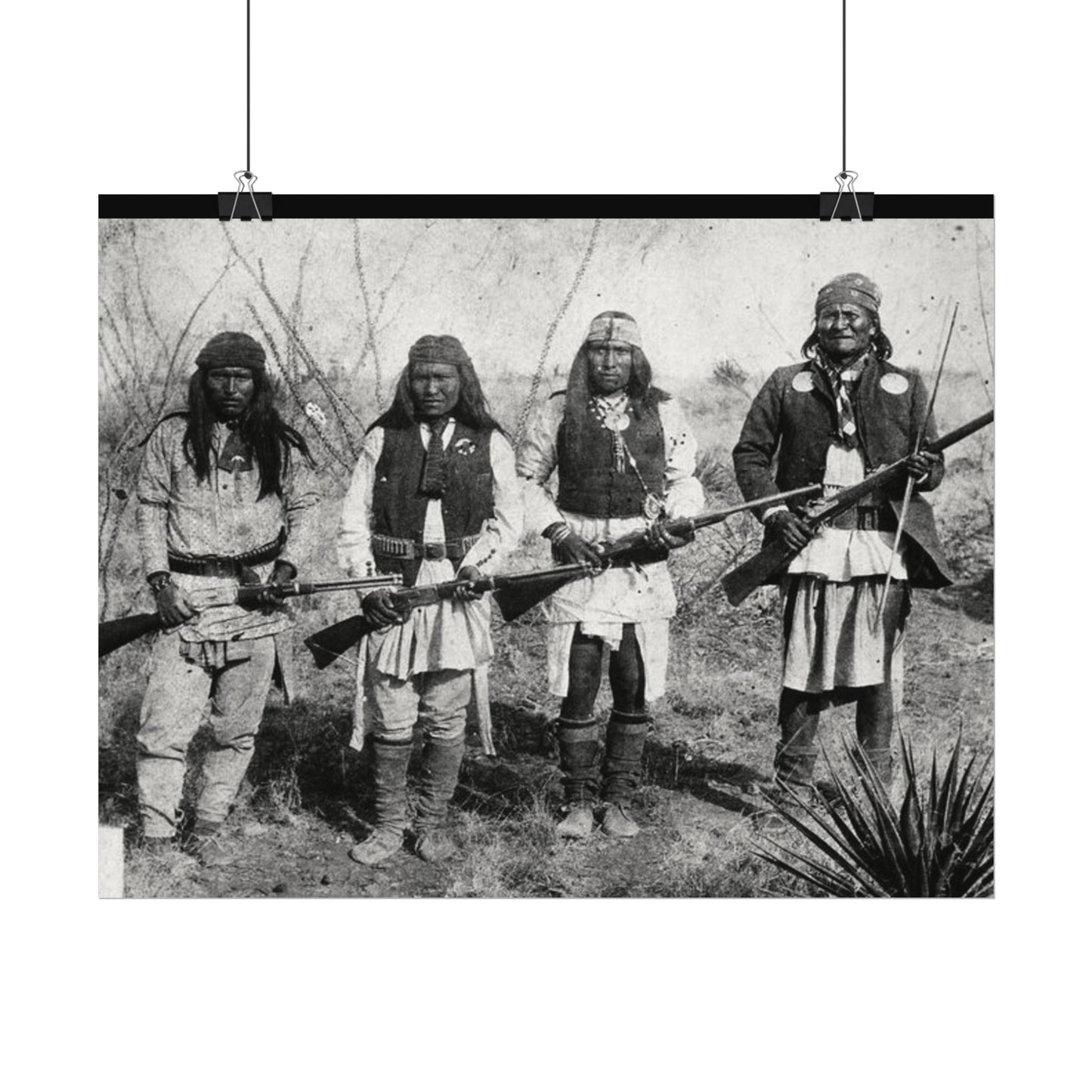 Unspoken Bonds Of Brotherhood– Western Textured Watercolor Matte Posters