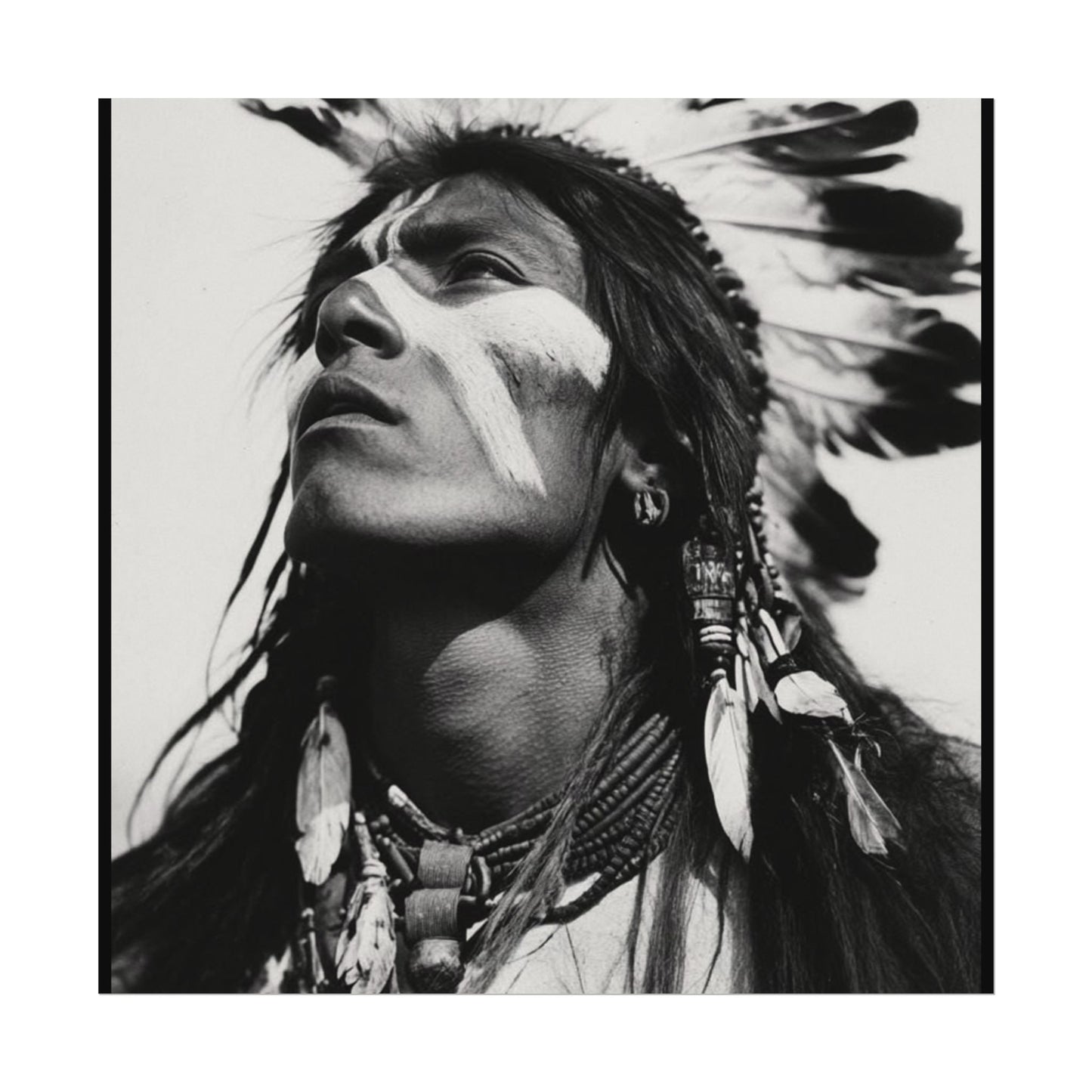 He Who Remembers – Western Textured Watercolor Matte Posters