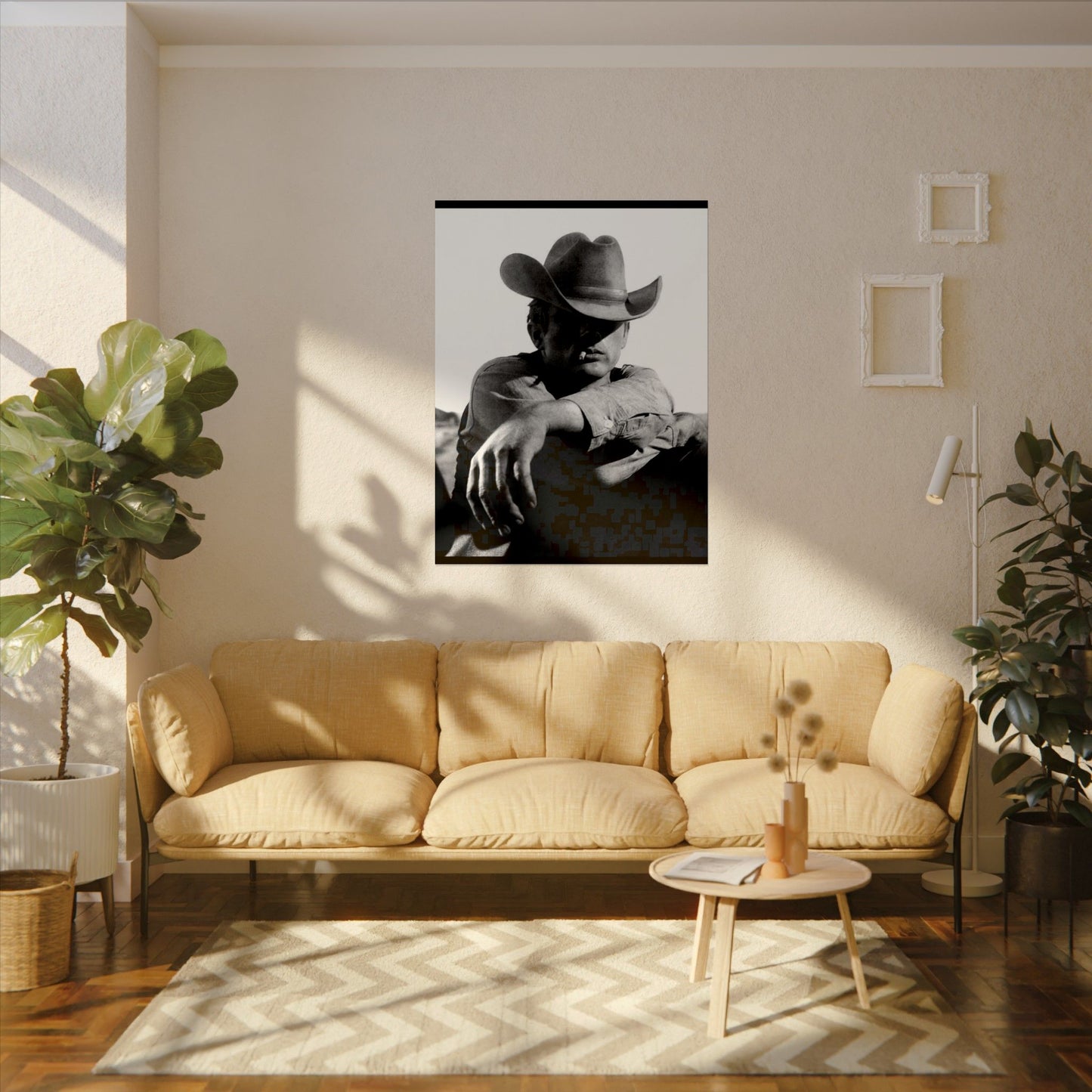 Sage & Smoke – Western Textured Watercolor Matte Posters