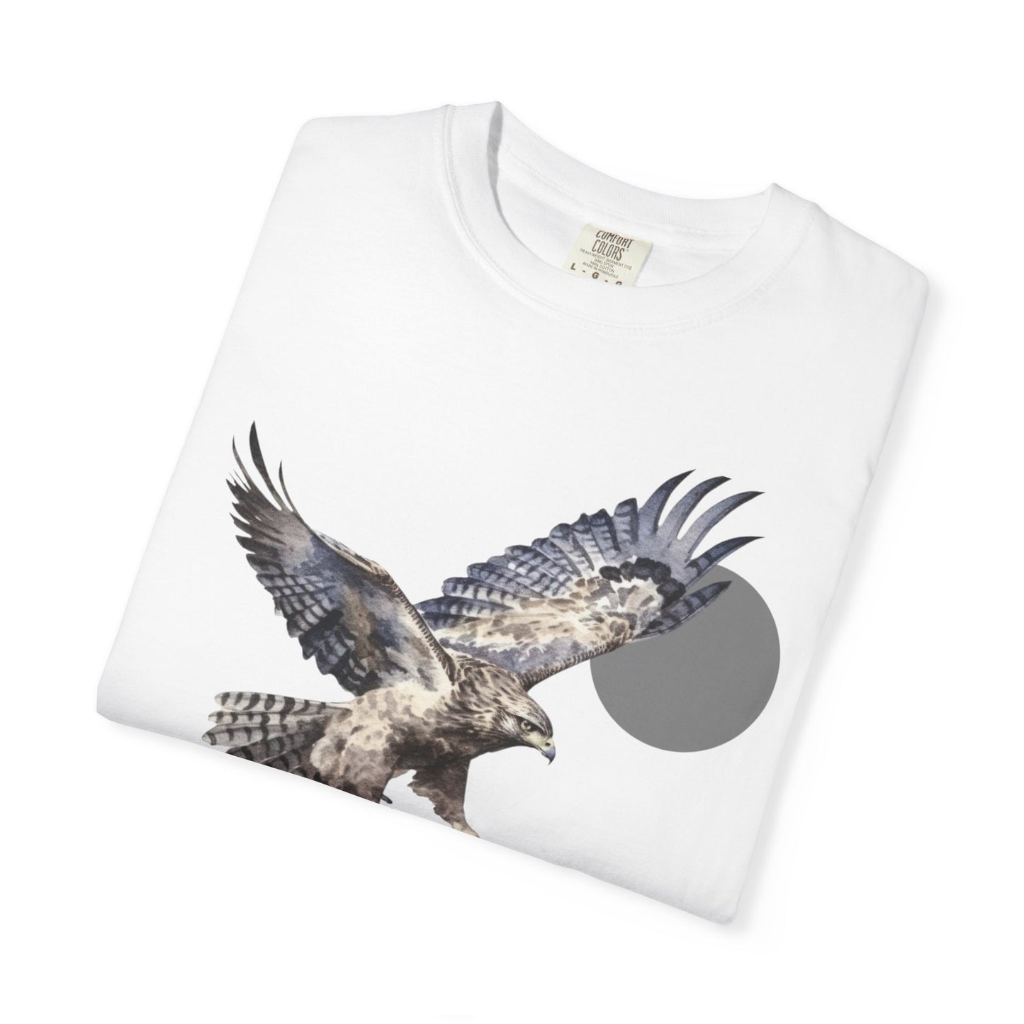 Flying High Wildlife Adventure Tee Unisex Garment-Dyed T-shirt, Boho Nature Tee, Camping Shirt, Adventure Apparel, Gift for Wilderness Lovers