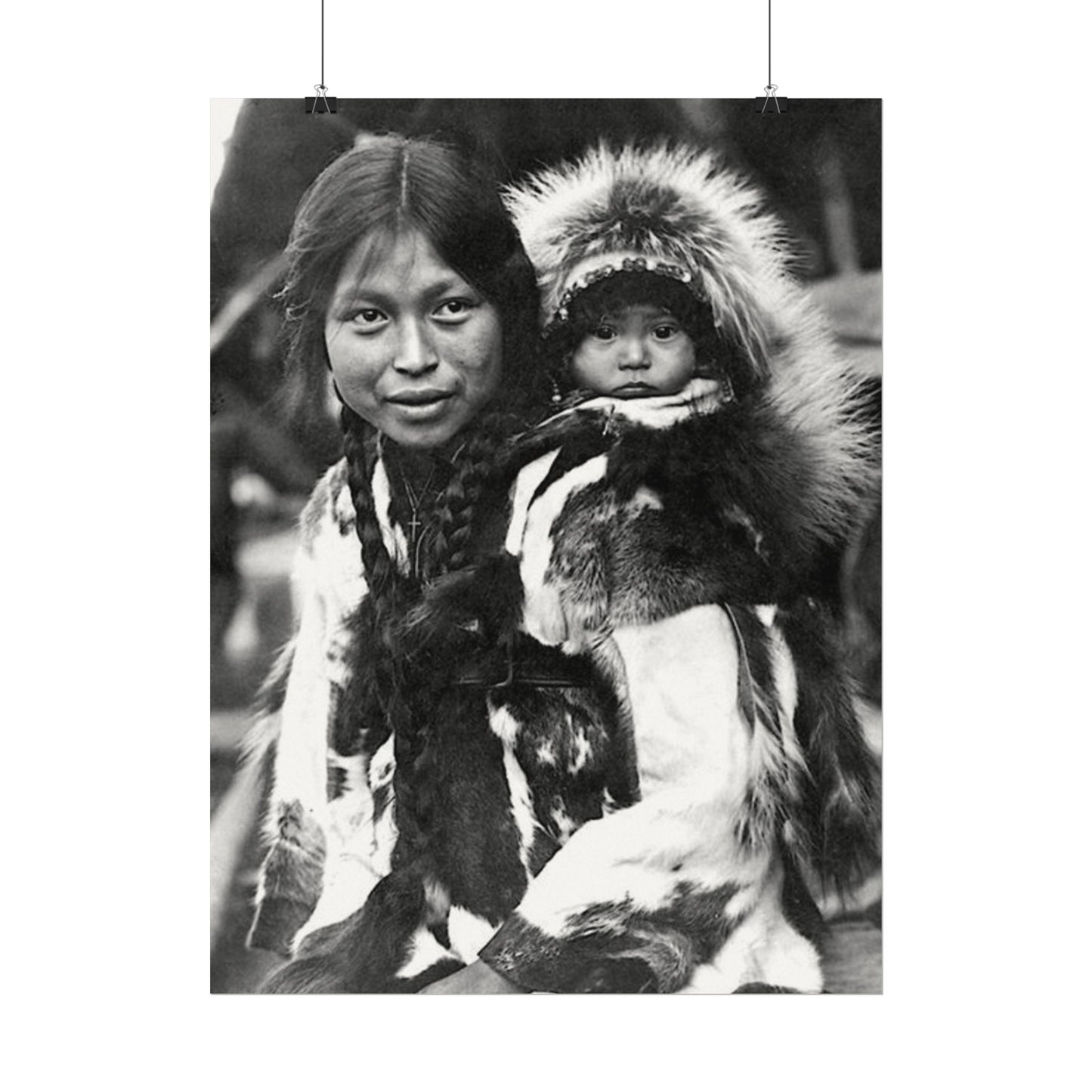 A Mother's Heart – Western Textured Watercolor Matte Posters