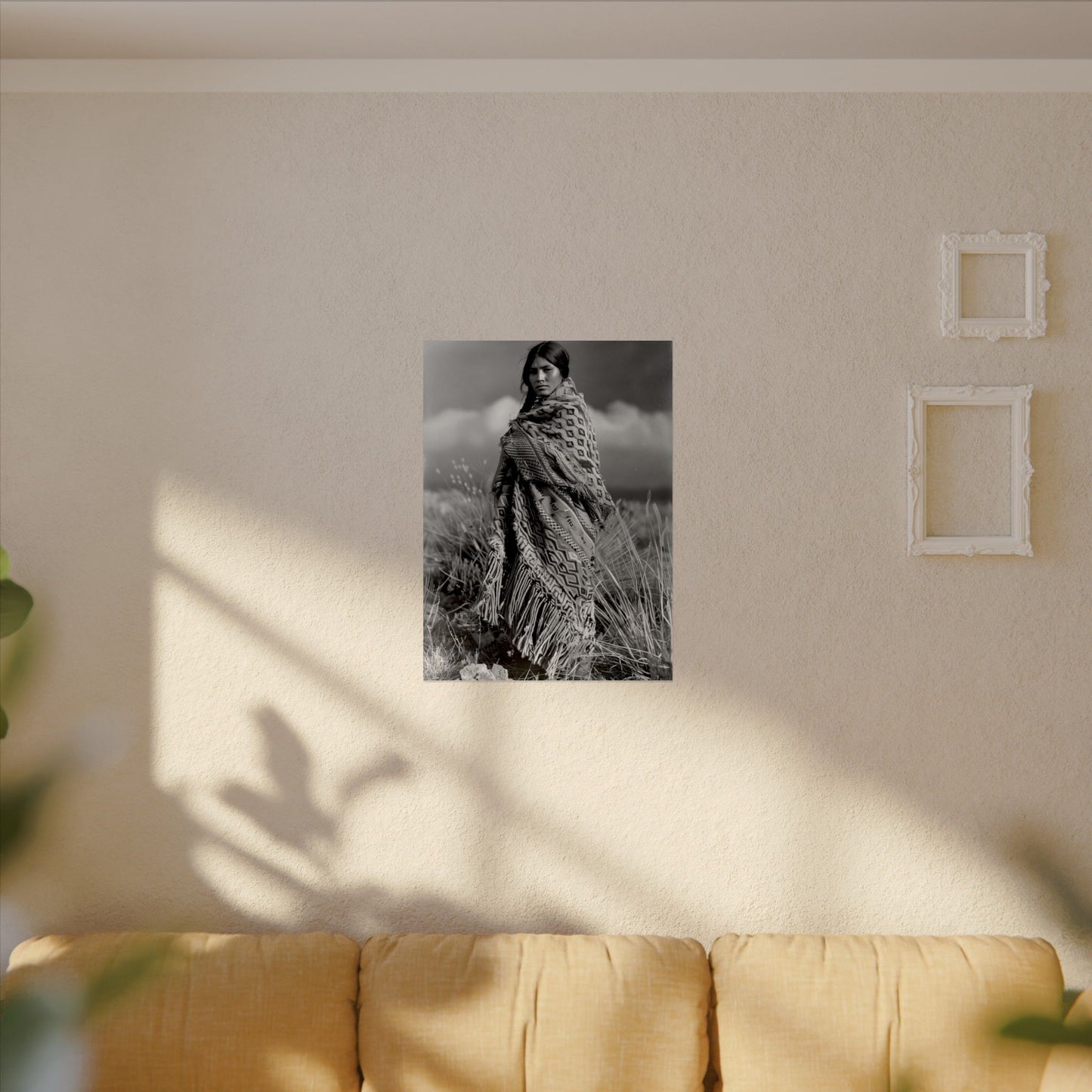 The Wind Calls Her By Name – Western Textured Watercolor Matte Posters