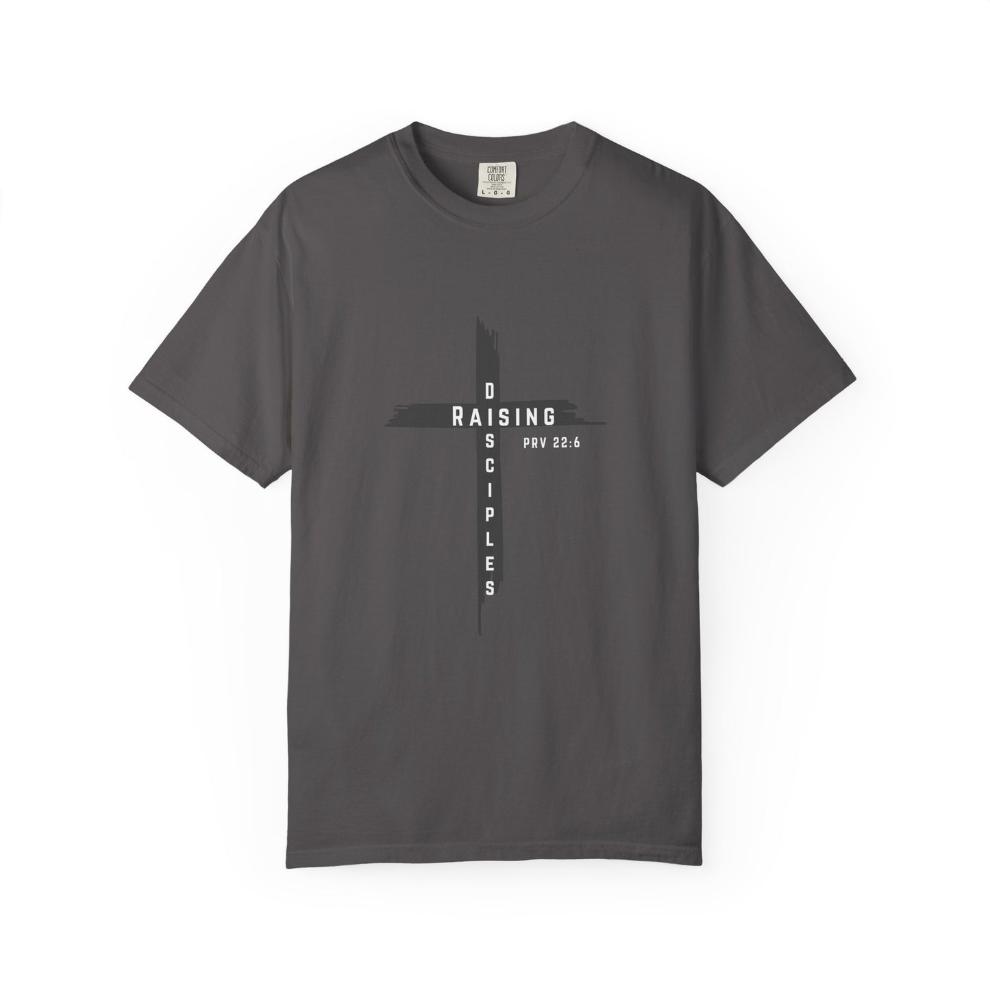 Raising Disciple Garment-Dyed T-Shirt for Faith Wear, Christian Apparel, Spiritual Gift, Youth Group Outfit, Church Merchandise,