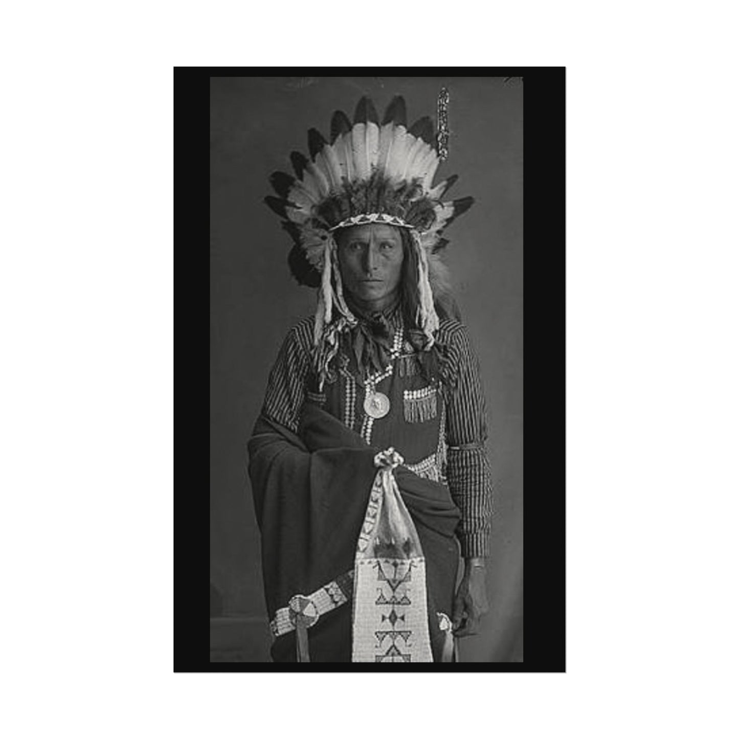 Still As The Wind Remembers – Western Textured Watercolor Matte Posters