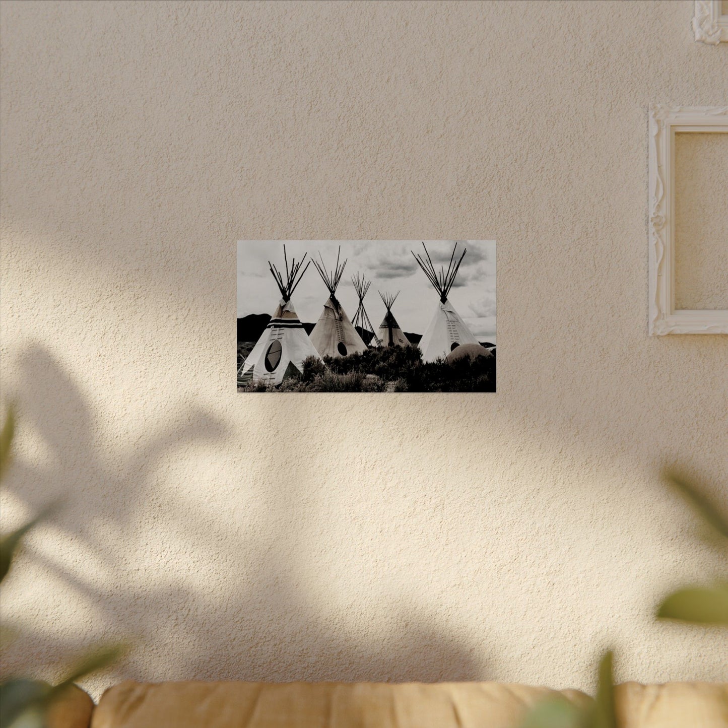 Echos Of The Plains– Western Textured Watercolor Matte Posters