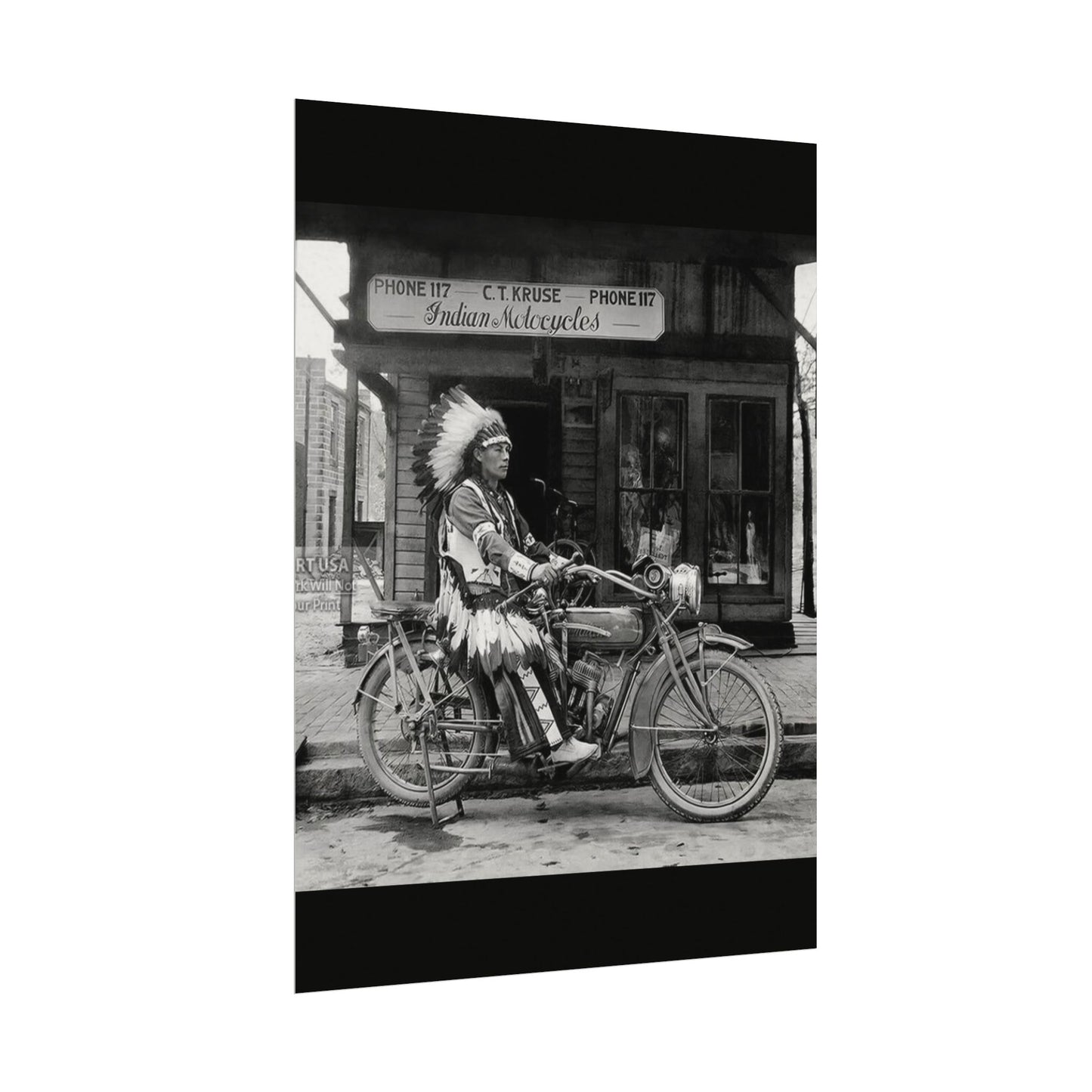 Metal Horse – Western Textured Watercolor Matte Posters