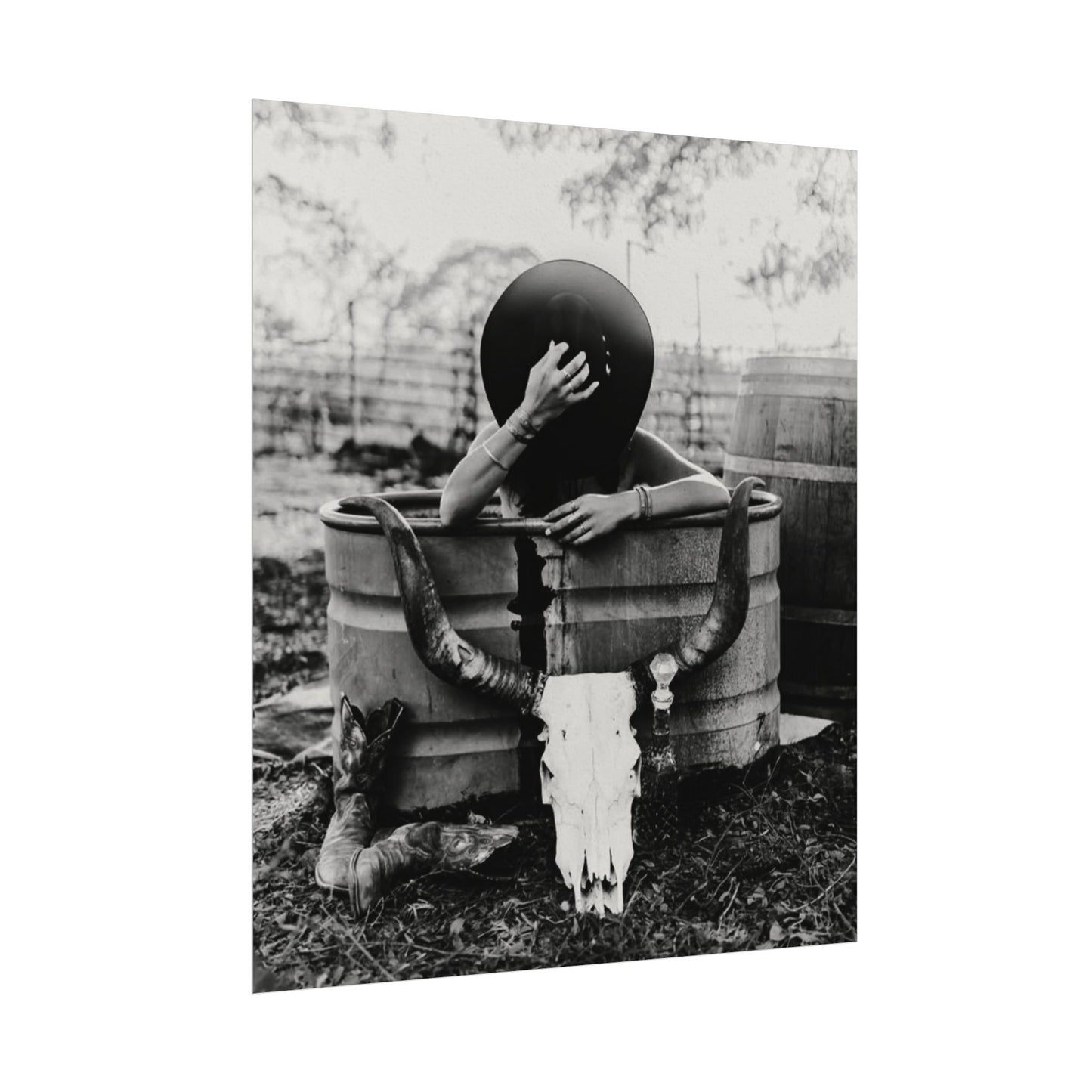 Unapologetically Wild – Western Textured Watercolor Matte Posters