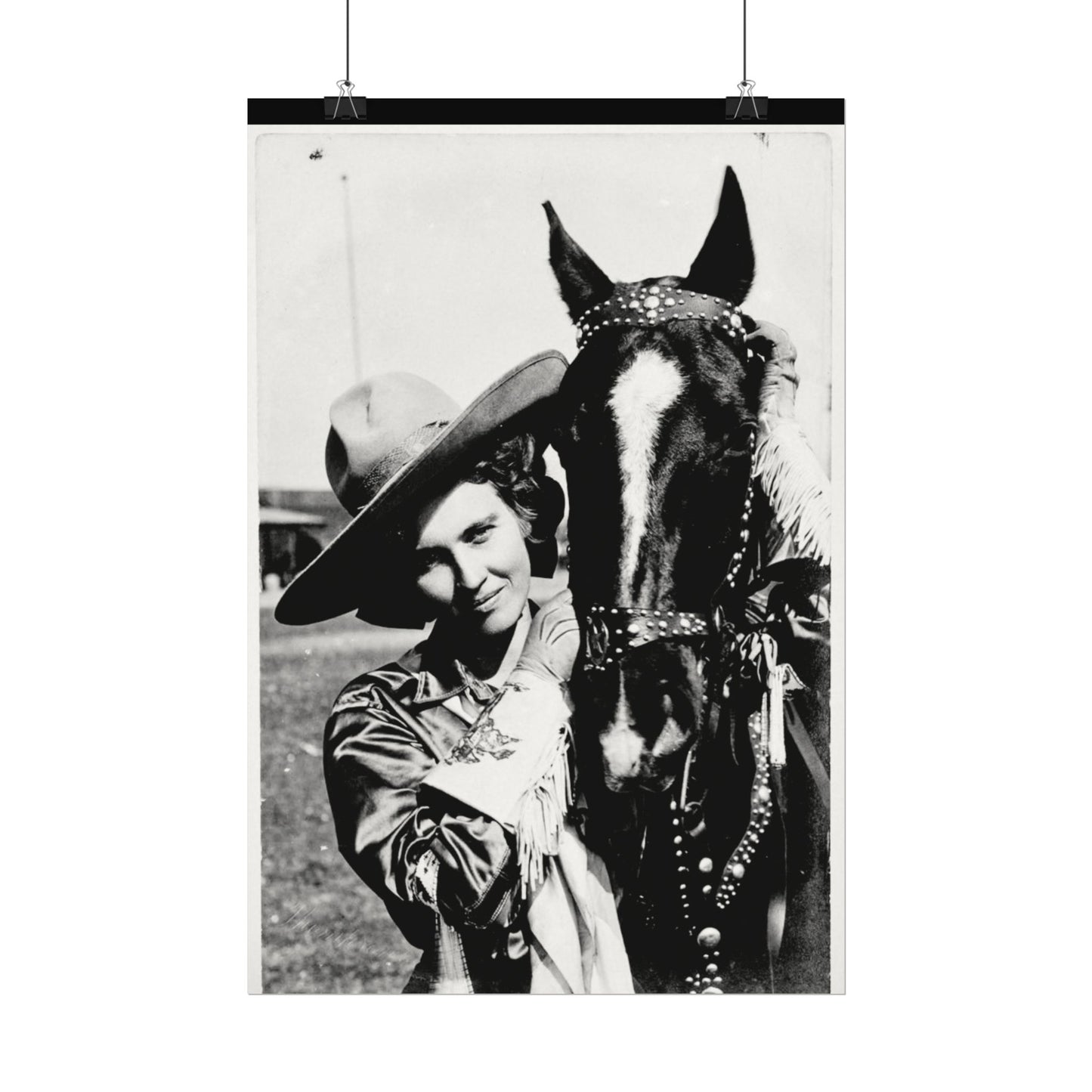 Steadfast Devotion – Western Textured Watercolor Matte Posters