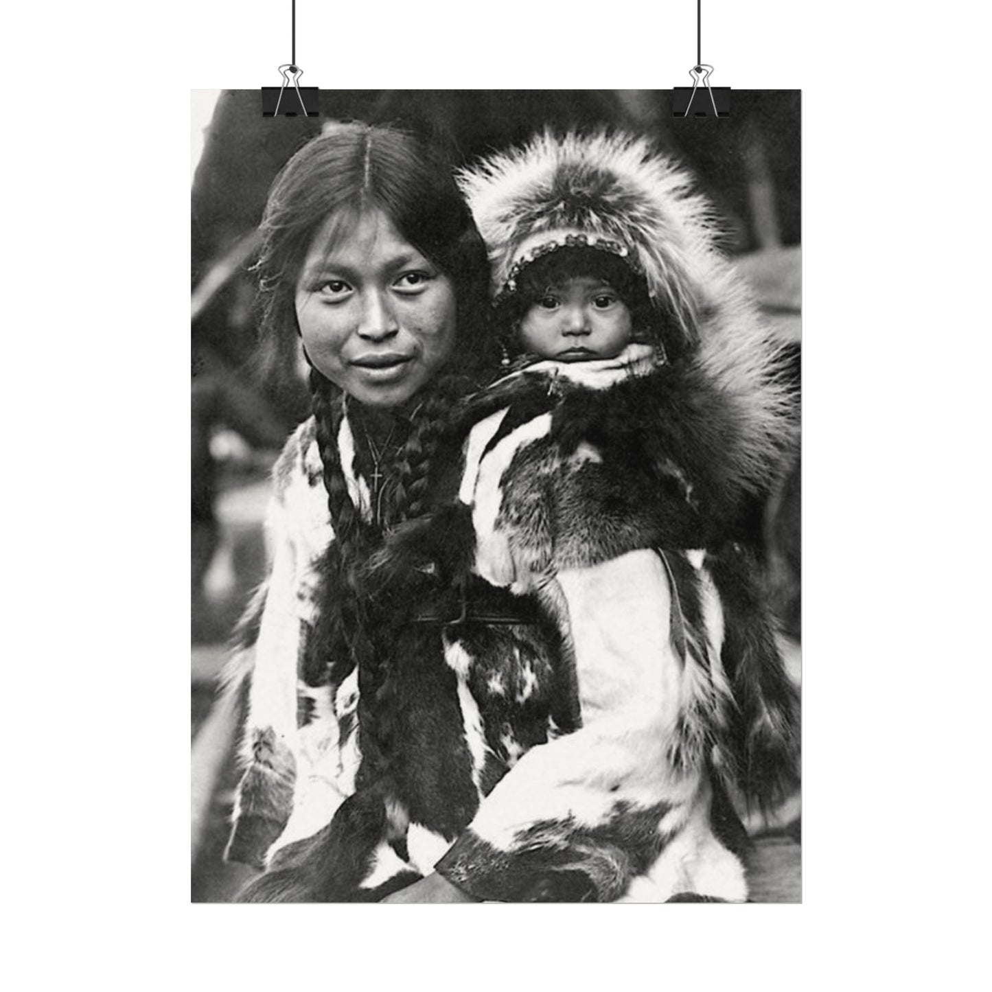 A Mother's Heart – Western Textured Watercolor Matte Posters