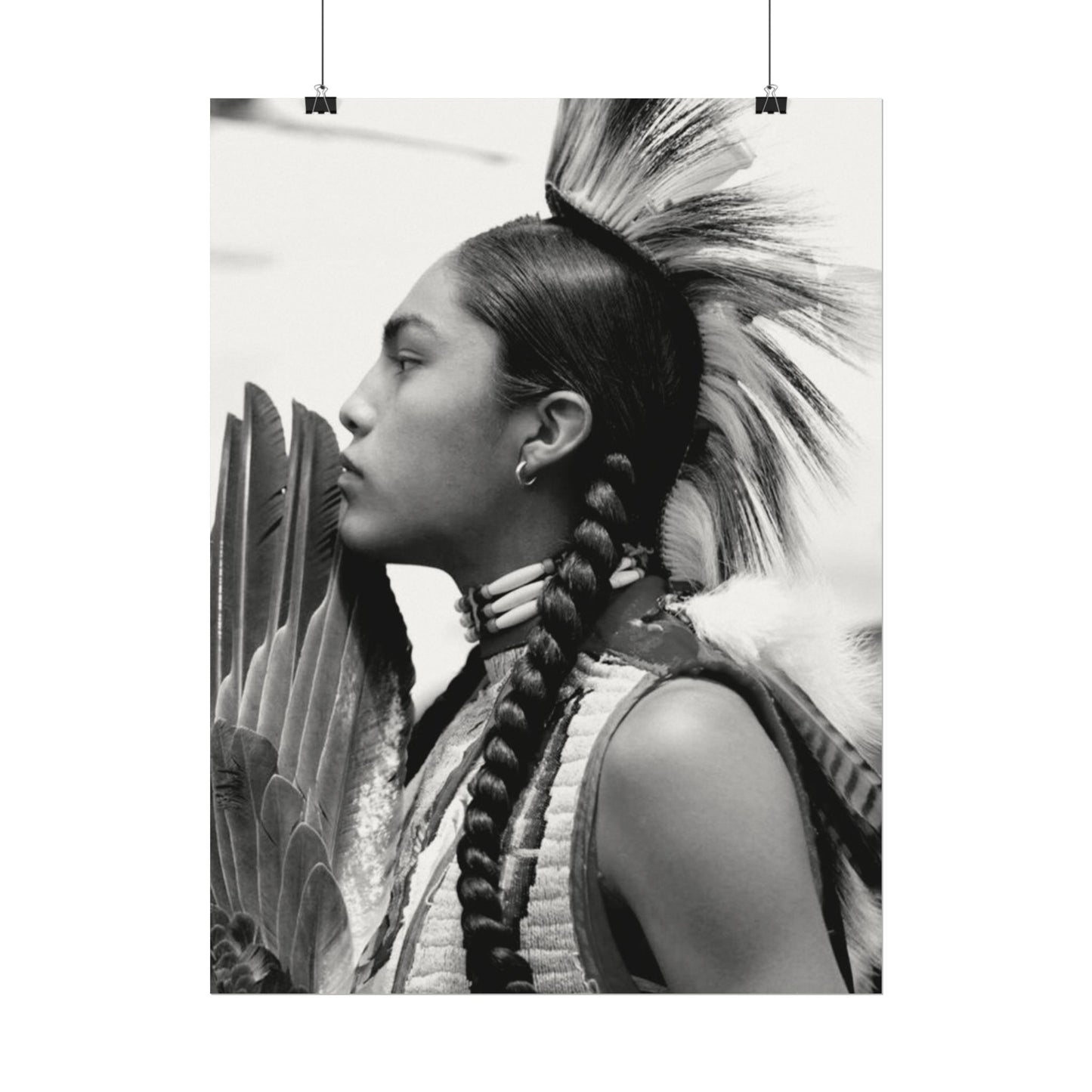 Soar High On Wings Like Eagles – Western Textured Watercolor Matte Posters